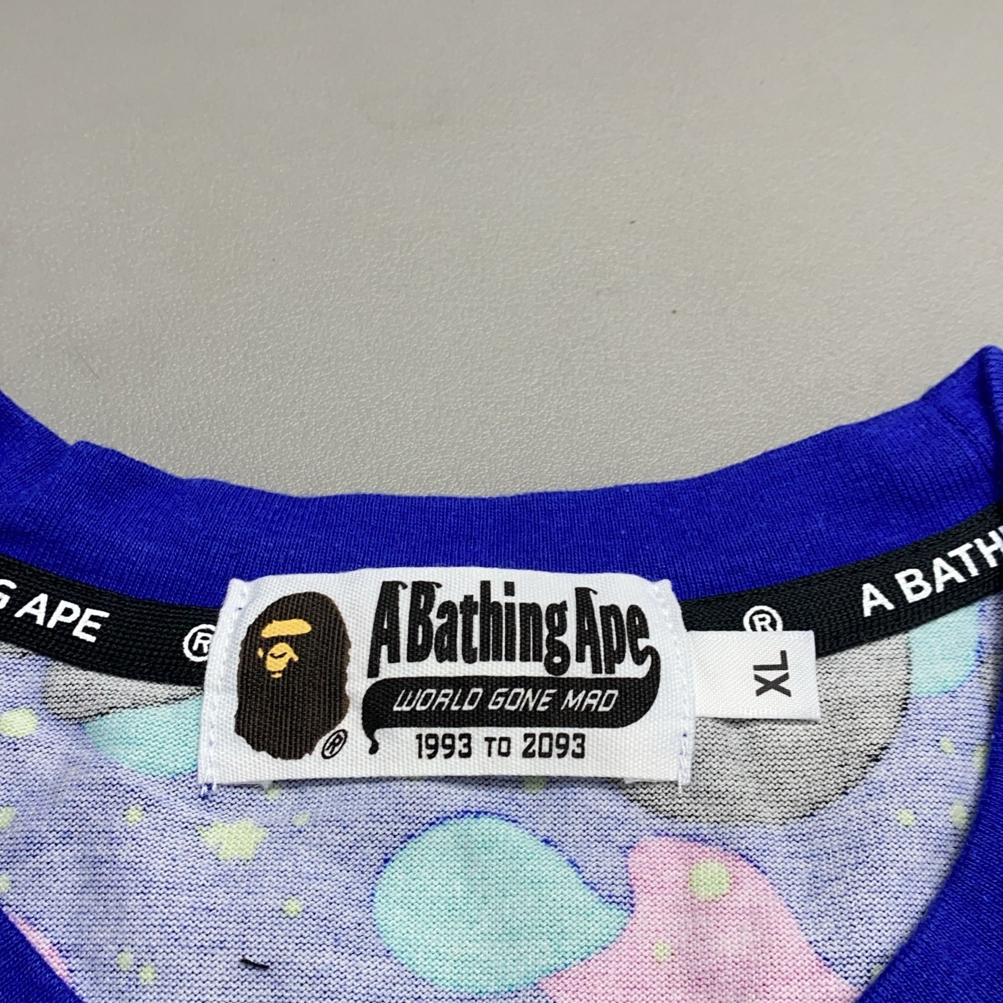 Bape A Bathing Ape x Kid Cudi Moon Man T-Shirt Size XL Size US XL / EU 56 / 4 - 3 Thumbnail
