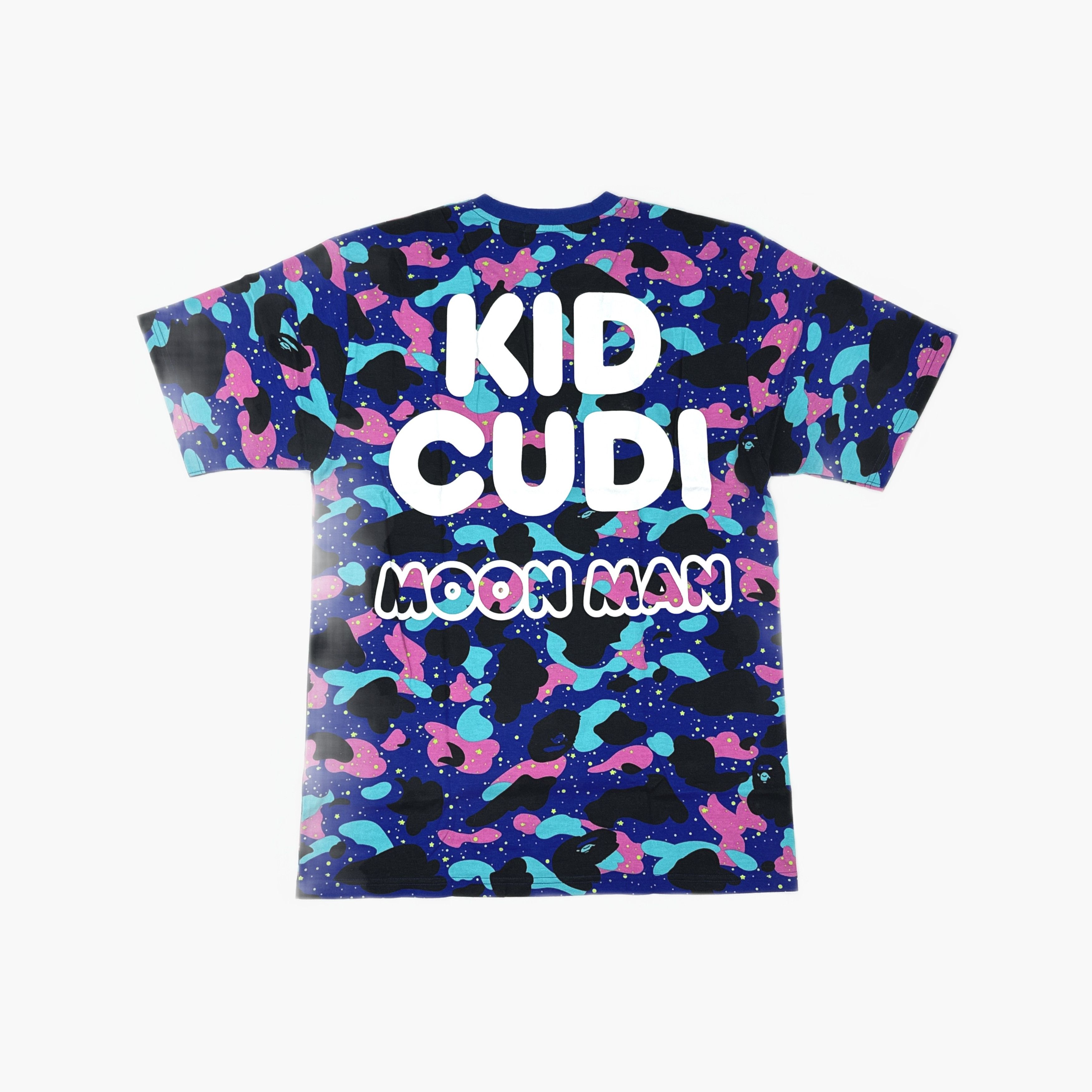 Bape A Bathing Ape x Kid Cudi Moon Man T-Shirt Size XL Size US XL / EU 56 / 4 - 2 Thumbnail