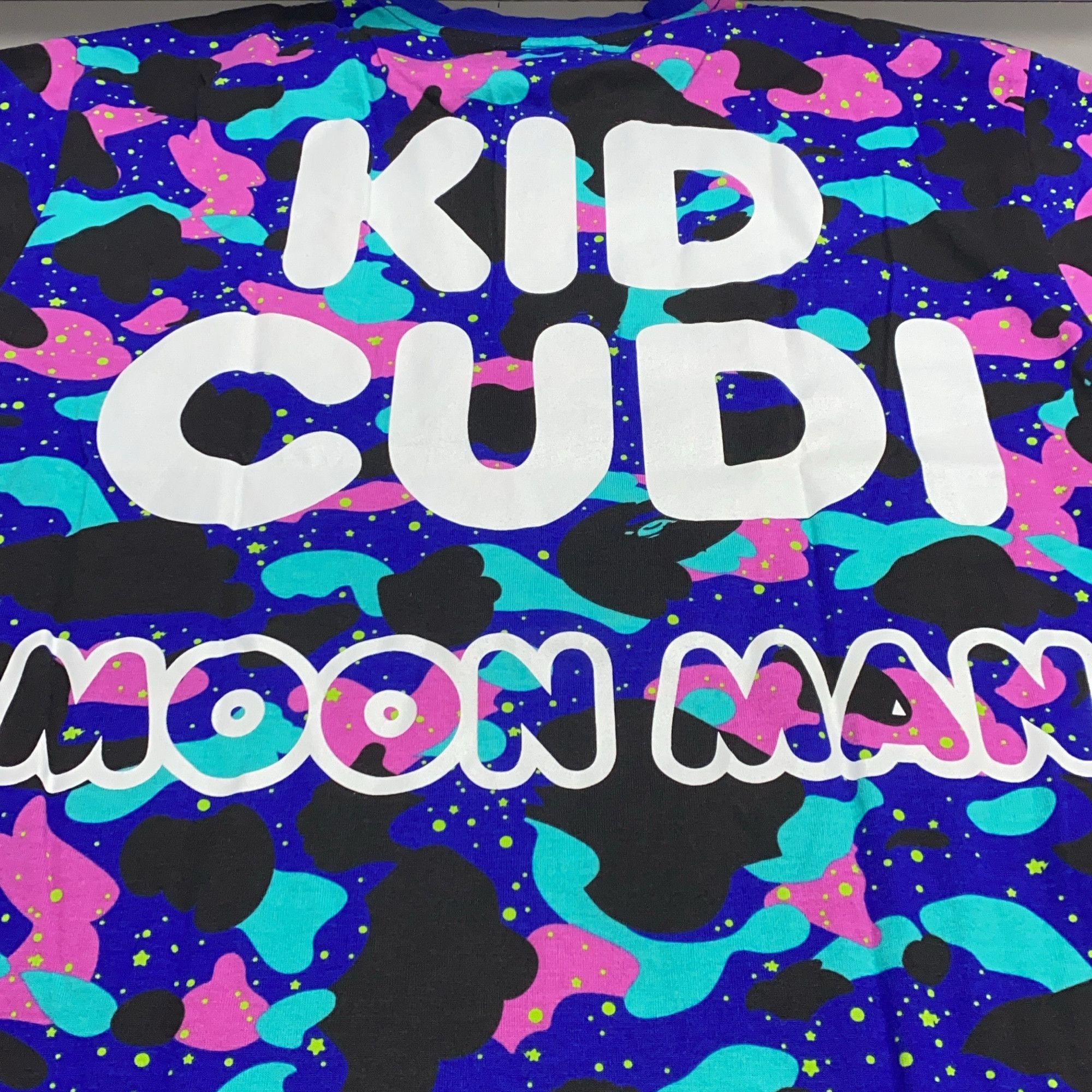 Bape A Bathing Ape x Kid Cudi Moon Man T-Shirt Size XL Size US XL / EU 56 / 4 - 6 Thumbnail