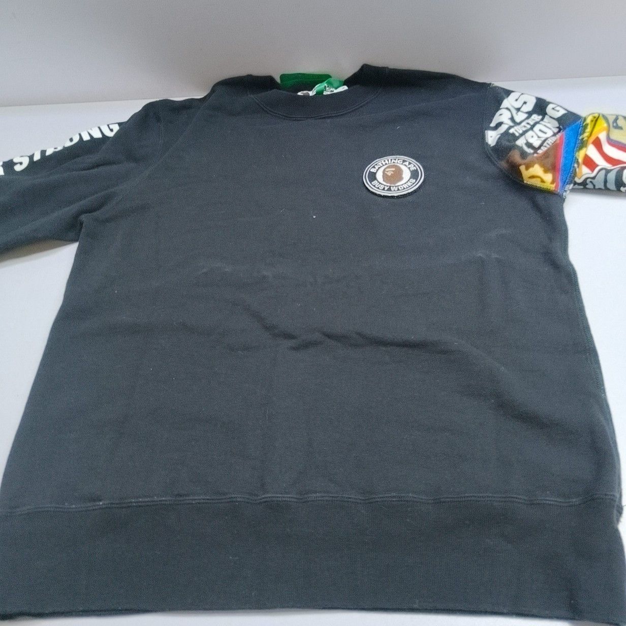 Bape A Bathing Ape Patchwork Crewneck Sweatshirt Size M Size US M / EU 48-50 / 2 - 13 Thumbnail