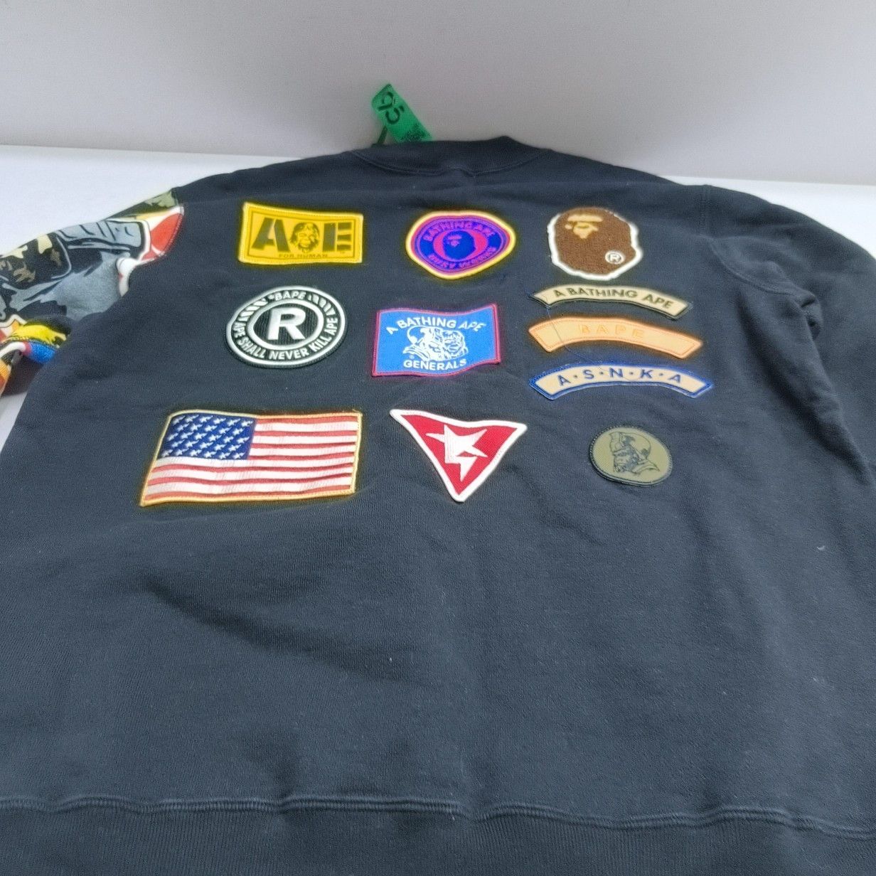 Bape A Bathing Ape Patchwork Crewneck Sweatshirt Size M Size US M / EU 48-50 / 2 - 6 Thumbnail