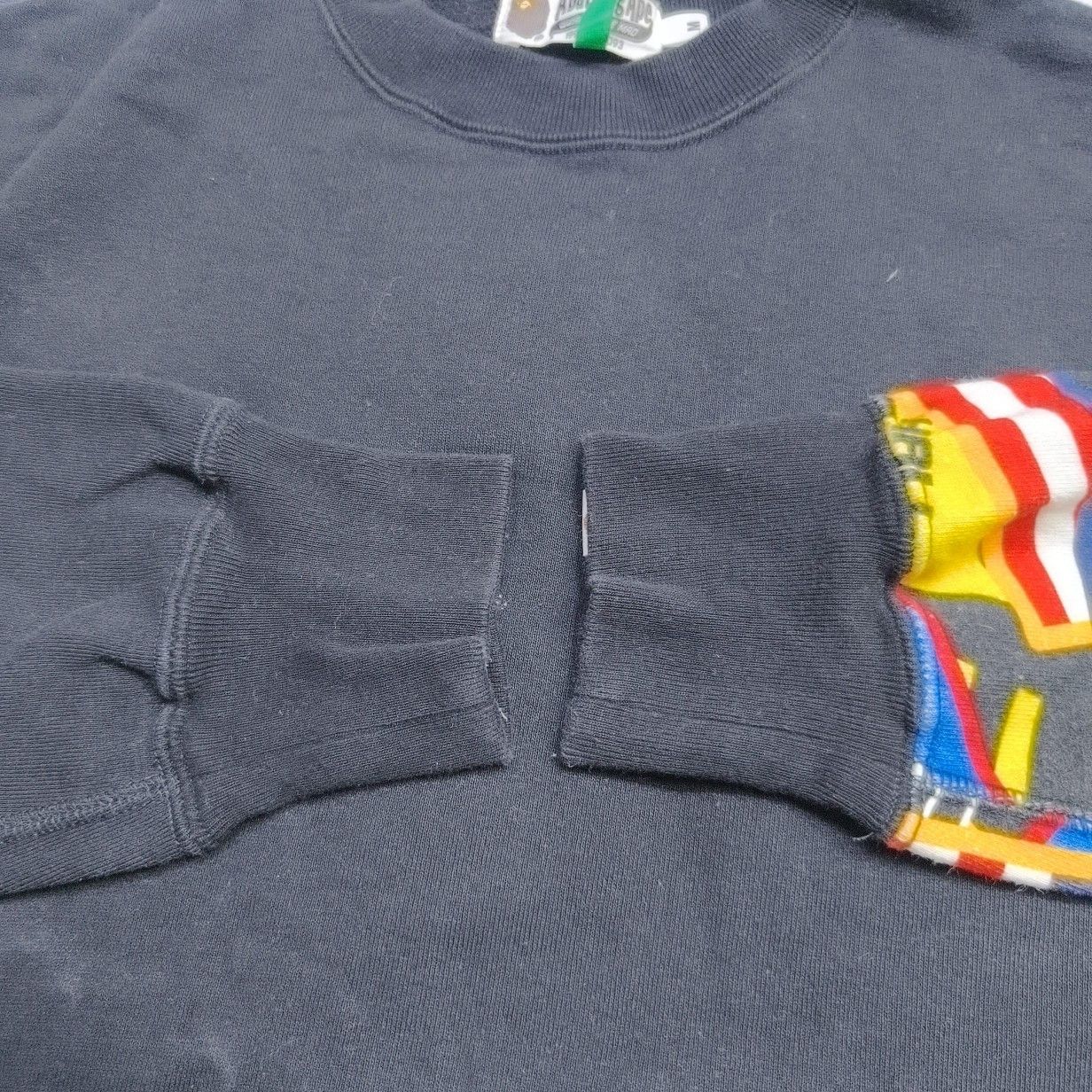 Bape A Bathing Ape Patchwork Crewneck Sweatshirt Size M Size US M / EU 48-50 / 2 - 9 Thumbnail