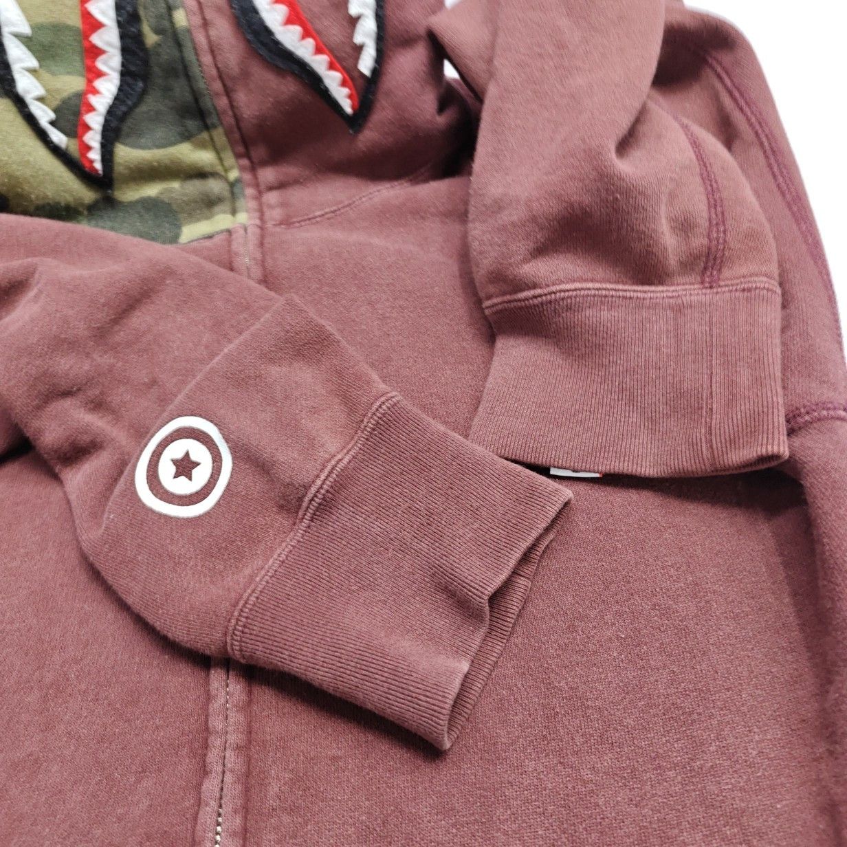 Bape A Bathing Ape Shark Tiger Full Zip Hoodie Size M Size US M / EU 48-50 / 2 - 15 Thumbnail
