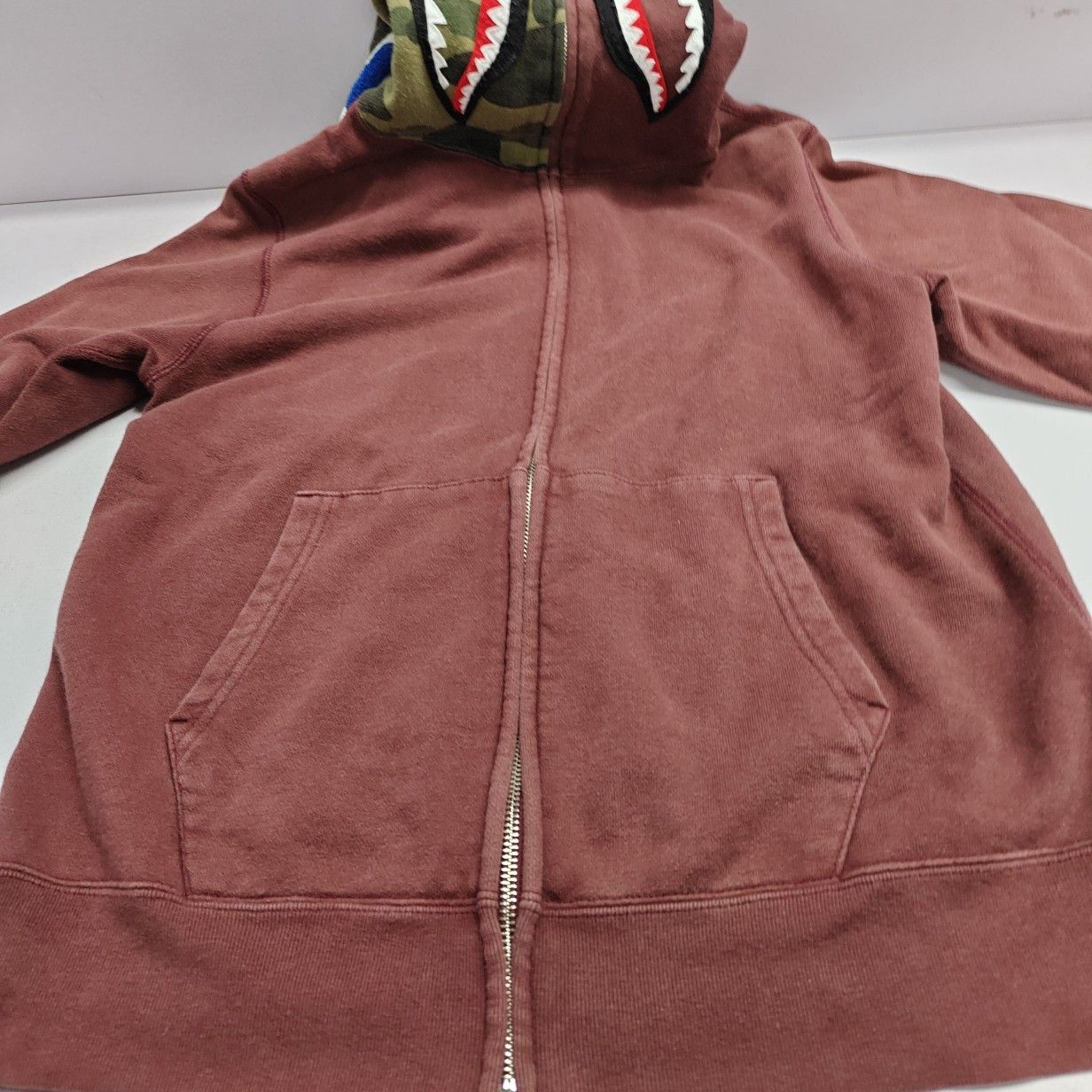 Bape A Bathing Ape Shark Tiger Full Zip Hoodie Size M Size US M / EU 48-50 / 2 - 12 Thumbnail
