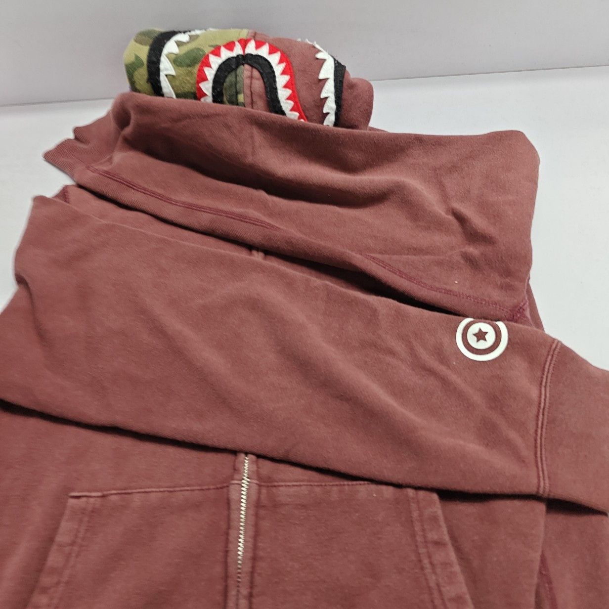 Bape A Bathing Ape Shark Tiger Full Zip Hoodie Size M Size US M / EU 48-50 / 2 - 16 Thumbnail