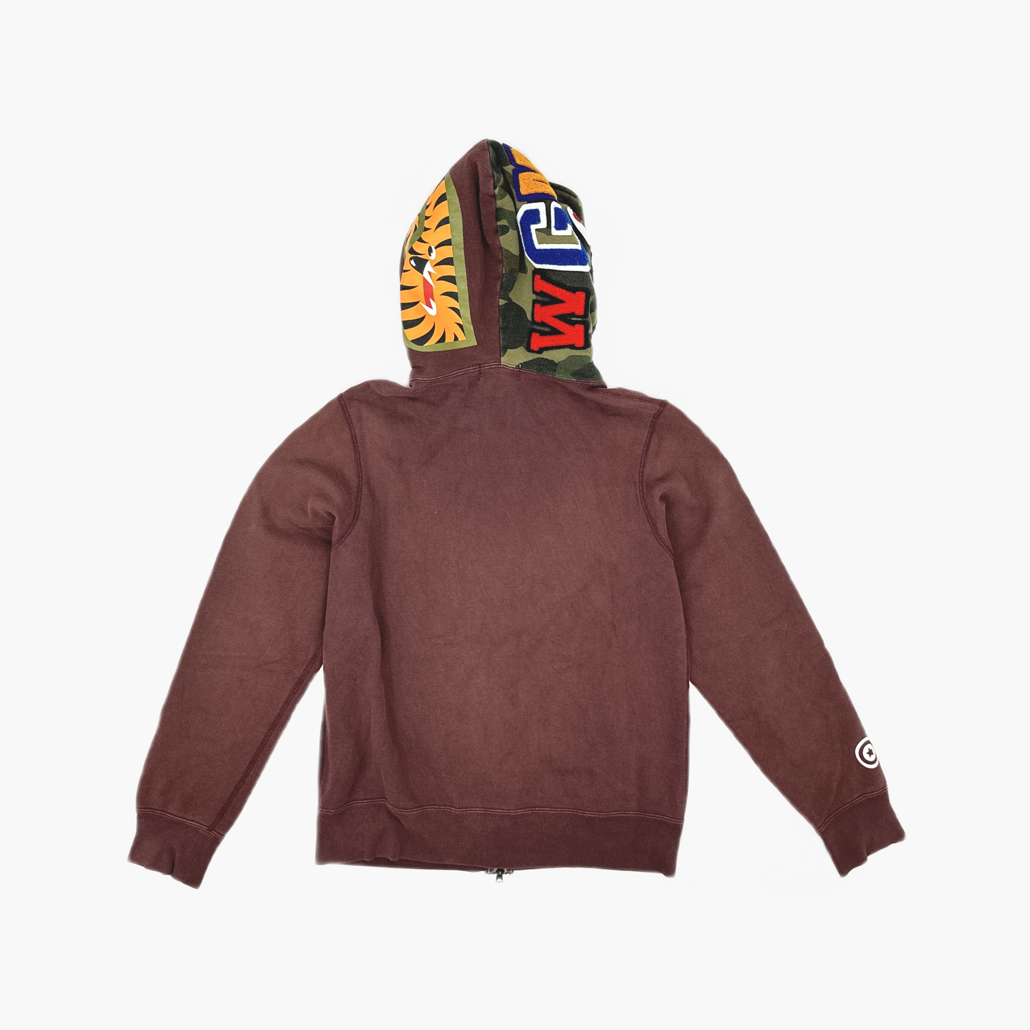 Bape A Bathing Ape Shark Tiger Full Zip Hoodie Size M Size US M / EU 48-50 / 2 - 2 Thumbnail