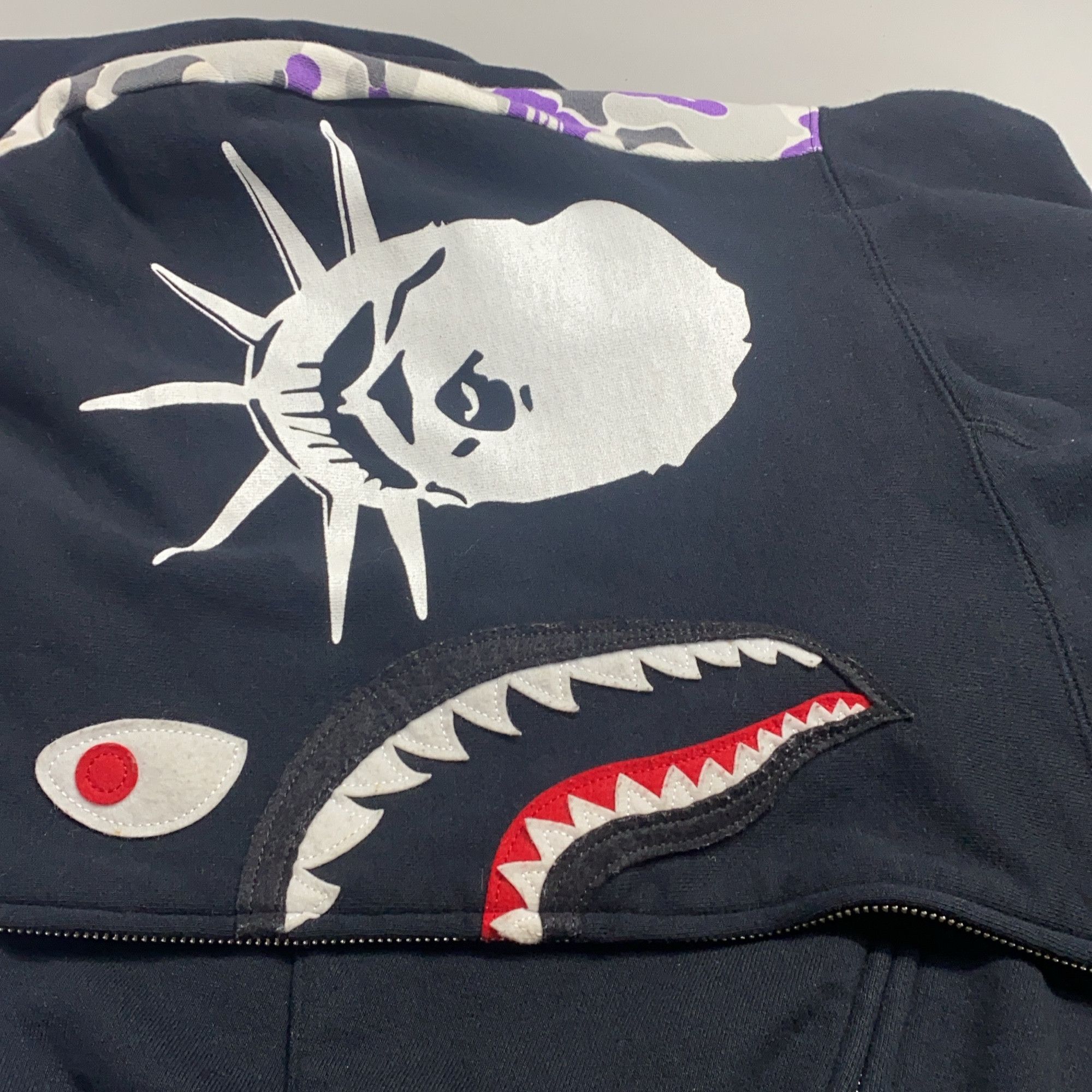 Bape A Bathing Ape NYC Shark Full Zip Hoodie Size M Size US M / EU 48-50 / 2 - 8 Thumbnail