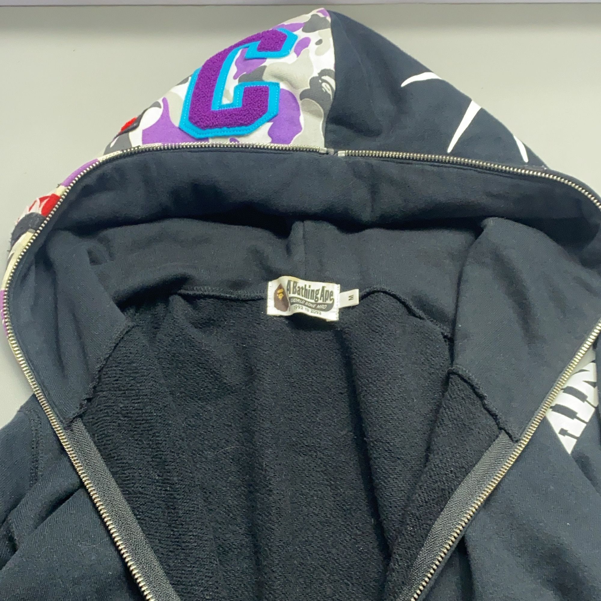 Bape A Bathing Ape NYC Shark Full Zip Hoodie Size M Size US M / EU 48-50 / 2 - 9 Thumbnail