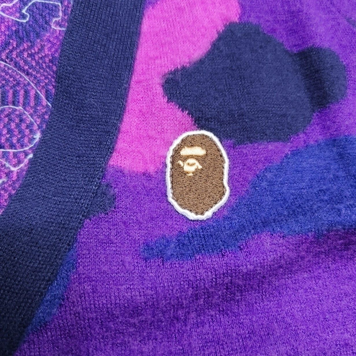 Bape A Bathing Ape Camo Knit Cardigan ONE SIZE Size ONE SIZE - 4 Thumbnail