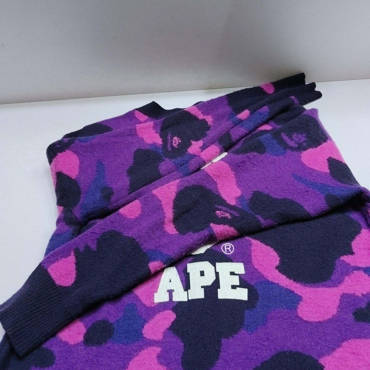 Bape A Bathing Ape Camo Knit Cardigan ONE SIZE Size ONE SIZE - 17 Thumbnail
