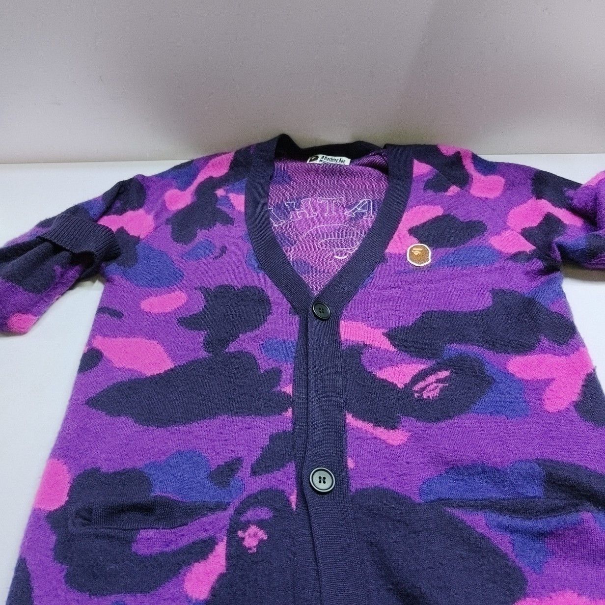 Bape A Bathing Ape Camo Knit Cardigan ONE SIZE Size ONE SIZE - 13 Thumbnail