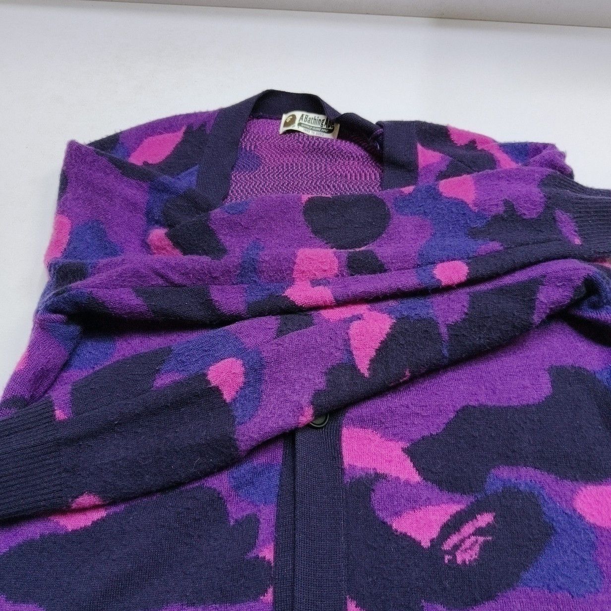 Bape A Bathing Ape Camo Knit Cardigan ONE SIZE Size ONE SIZE - 10 Thumbnail