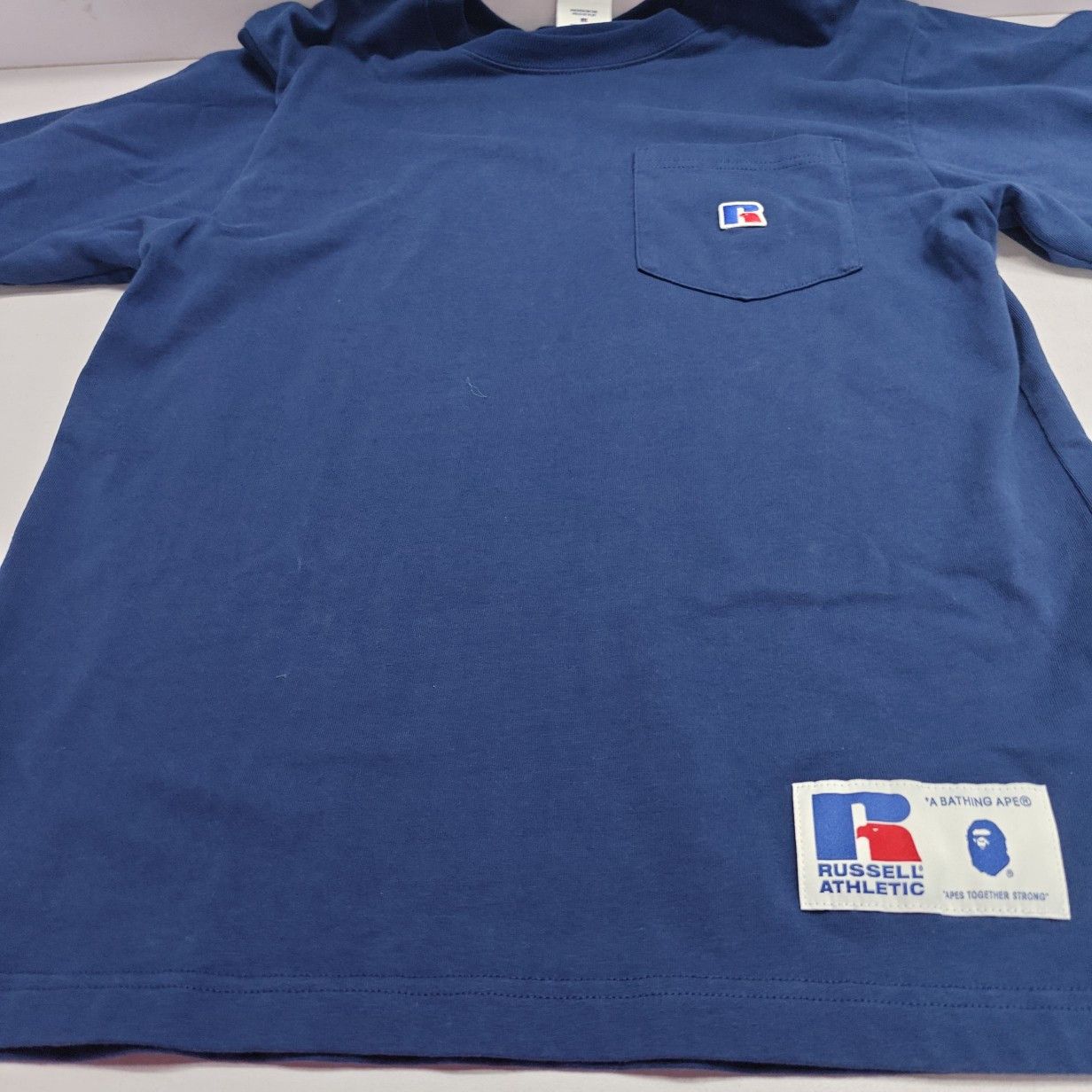 Bape A Bathing Ape x Russell Athletic Camo Long Sleeve T-Shirt M Size US M / EU 48-50 / 2 - 9 Thumbnail