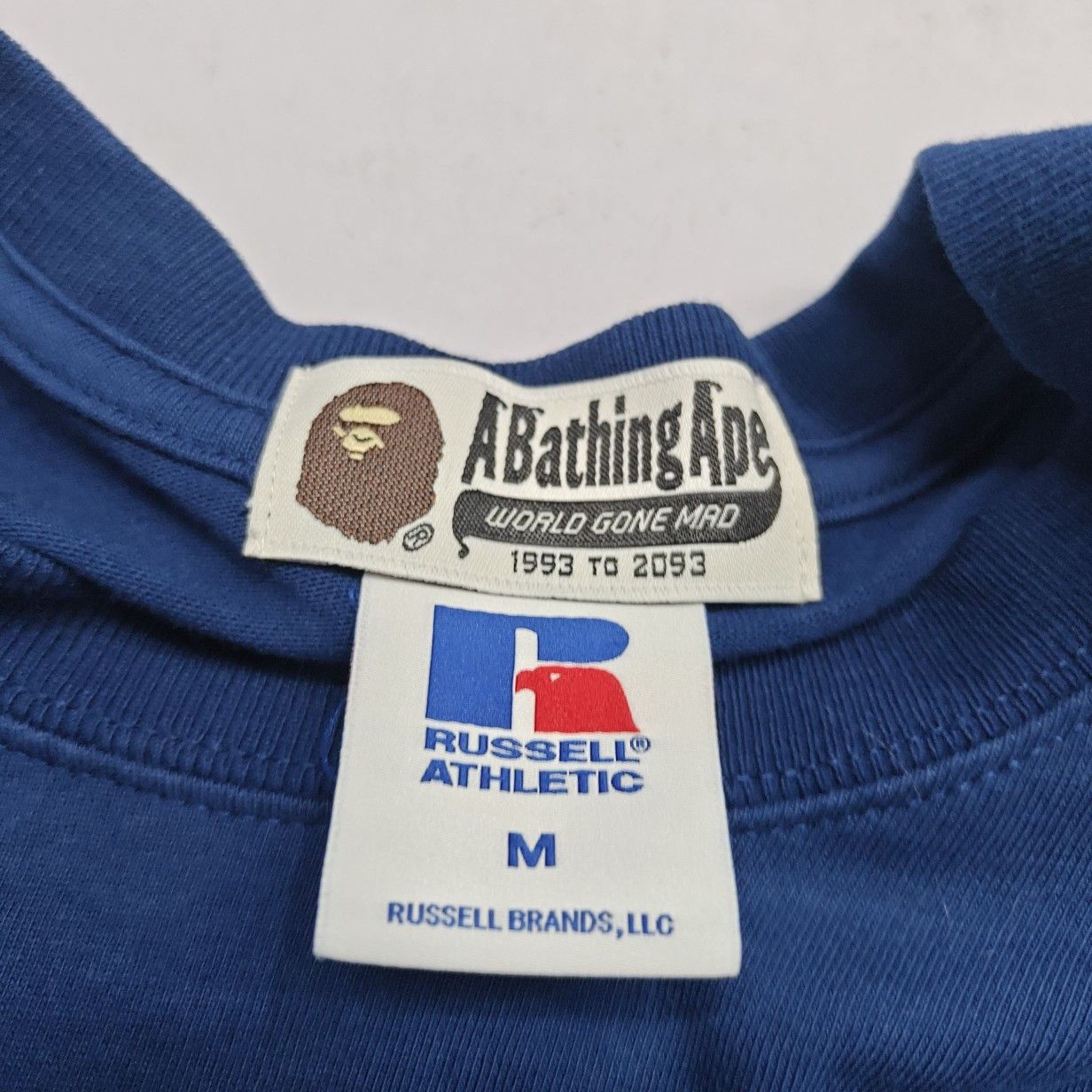 Bape A Bathing Ape x Russell Athletic Camo Long Sleeve T-Shirt M Size US M / EU 48-50 / 2 - 5 Thumbnail