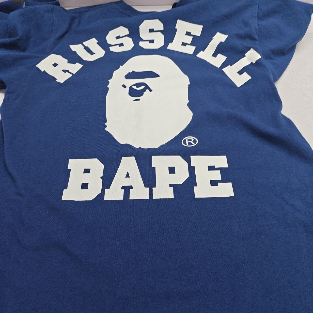 Bape A Bathing Ape x Russell Athletic Camo Long Sleeve T-Shirt M Size US M / EU 48-50 / 2 - 13 Thumbnail