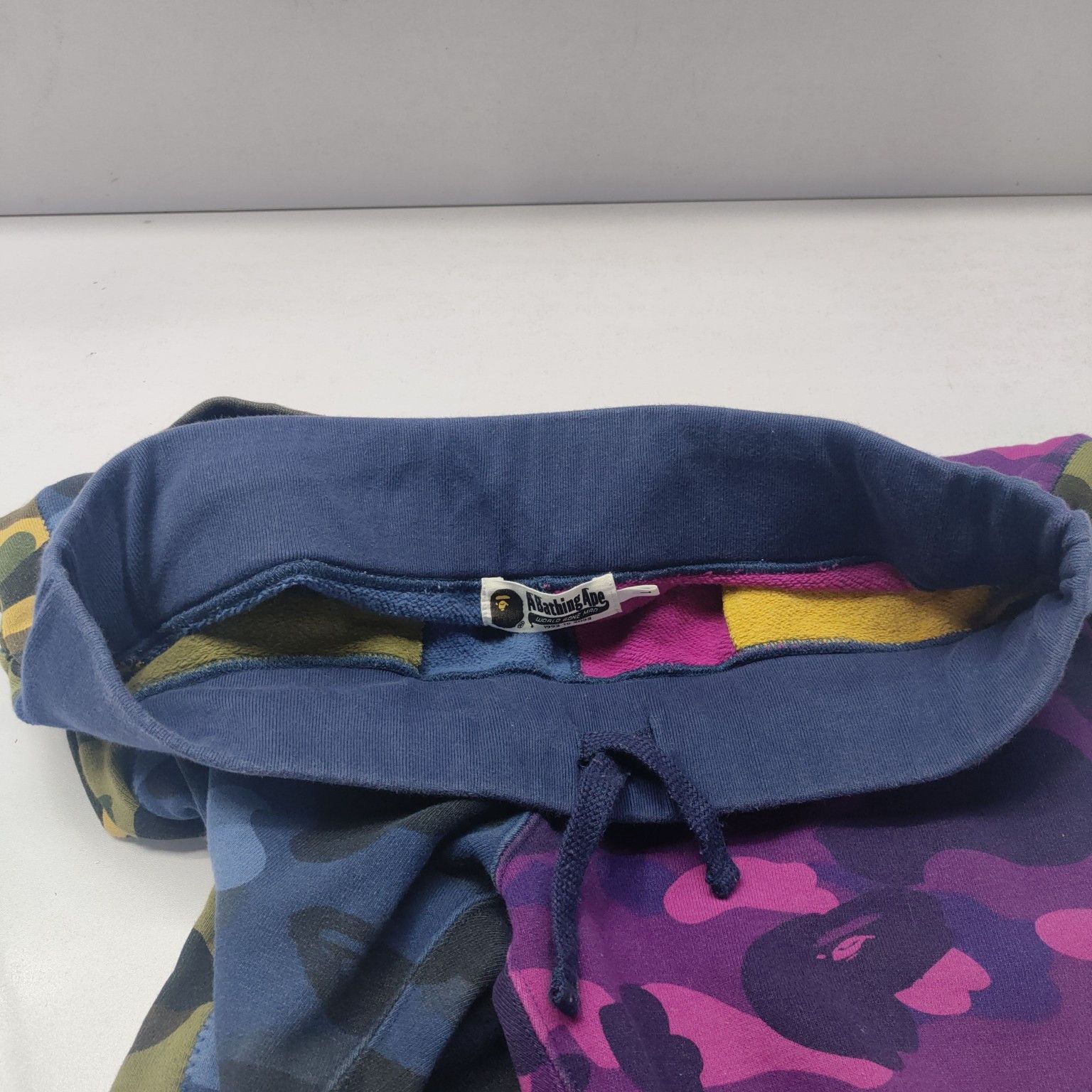 Bape A Bathing Ape Camo Paneled Sweatpants Size L Size US 34 / EU 50 - 9 Thumbnail