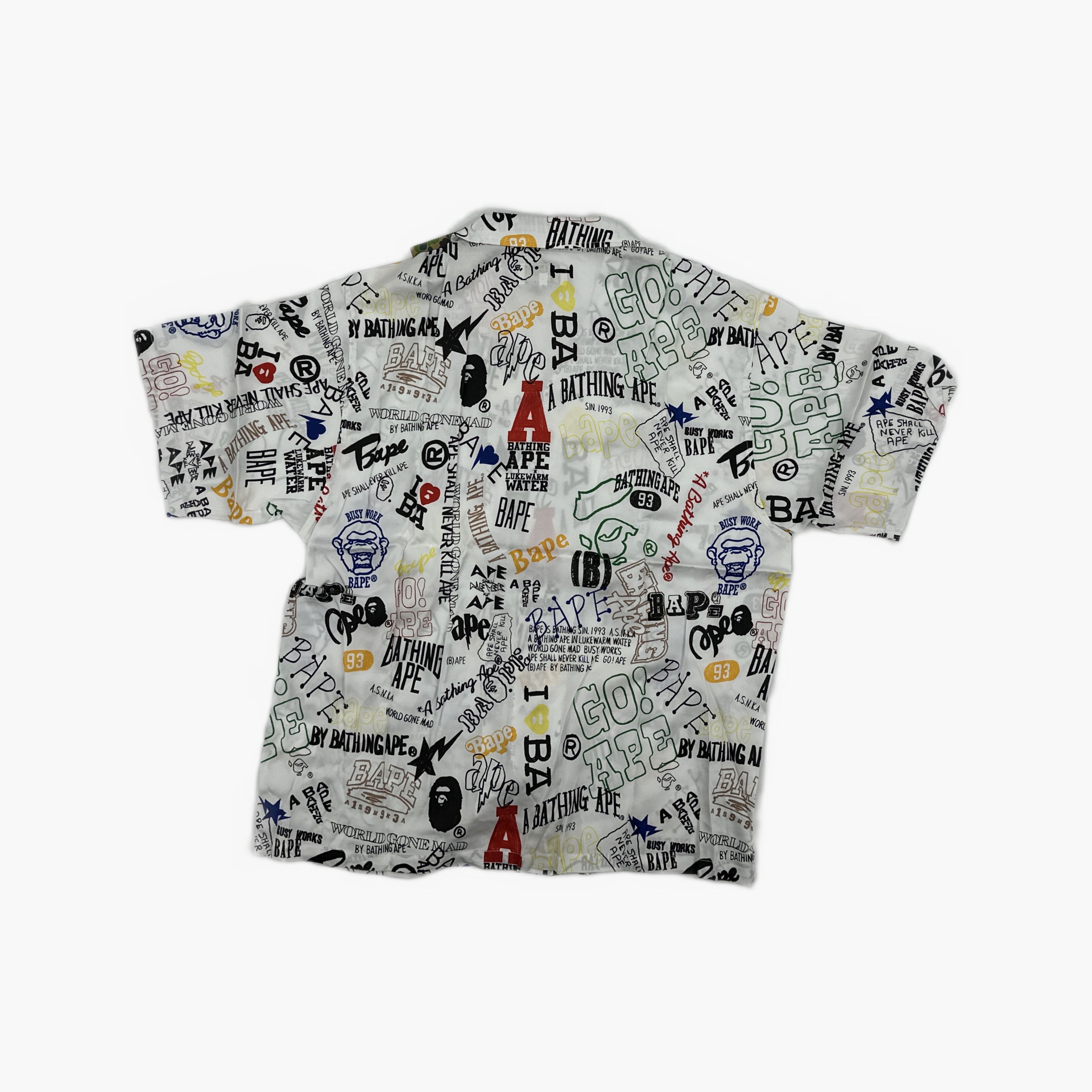 Bape A Bathing Ape Graphic Print Shirt Size XL Size US XL / EU 56 / 4 - 2 Thumbnail