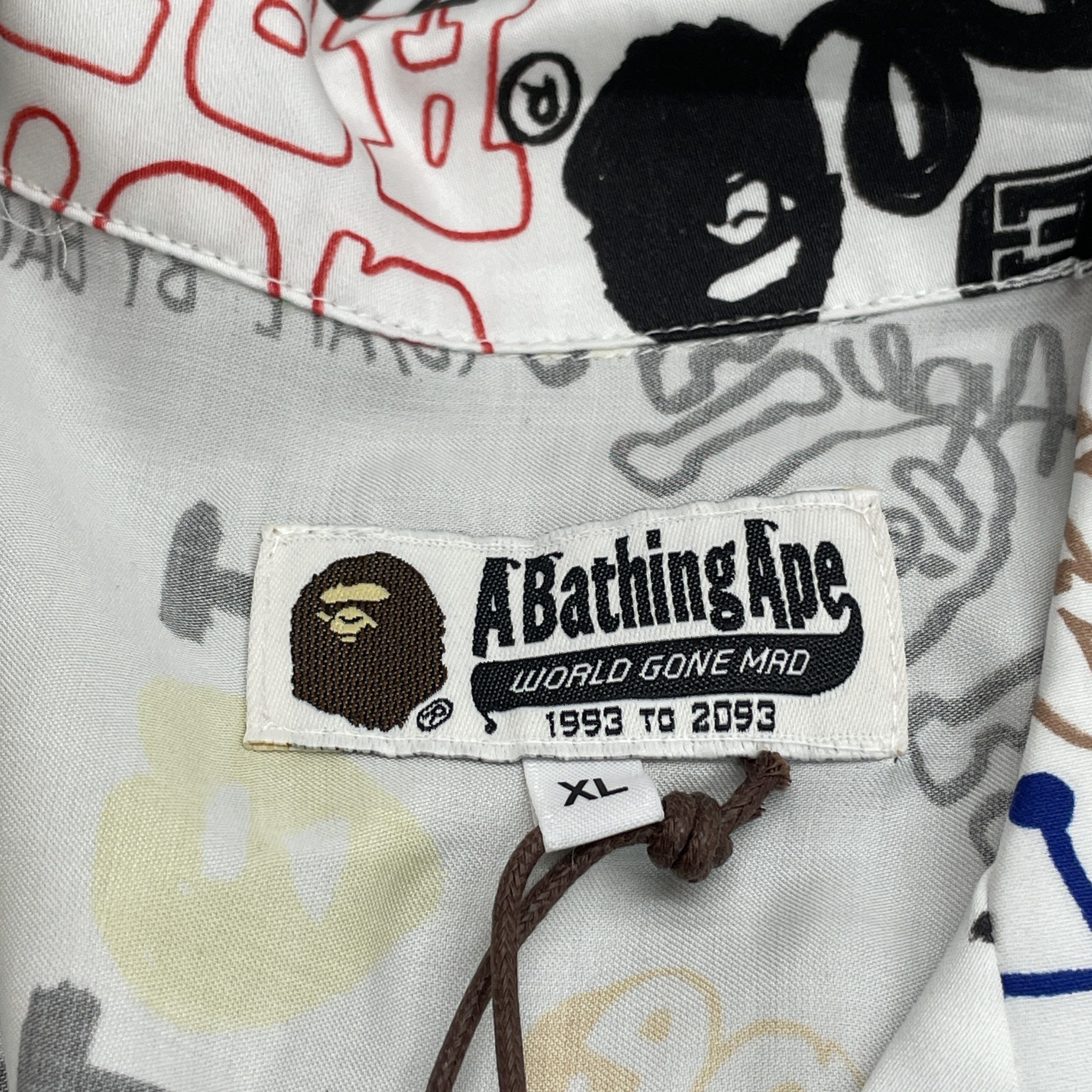 Bape A Bathing Ape Graphic Print Shirt Size XL Size US XL / EU 56 / 4 - 3 Thumbnail