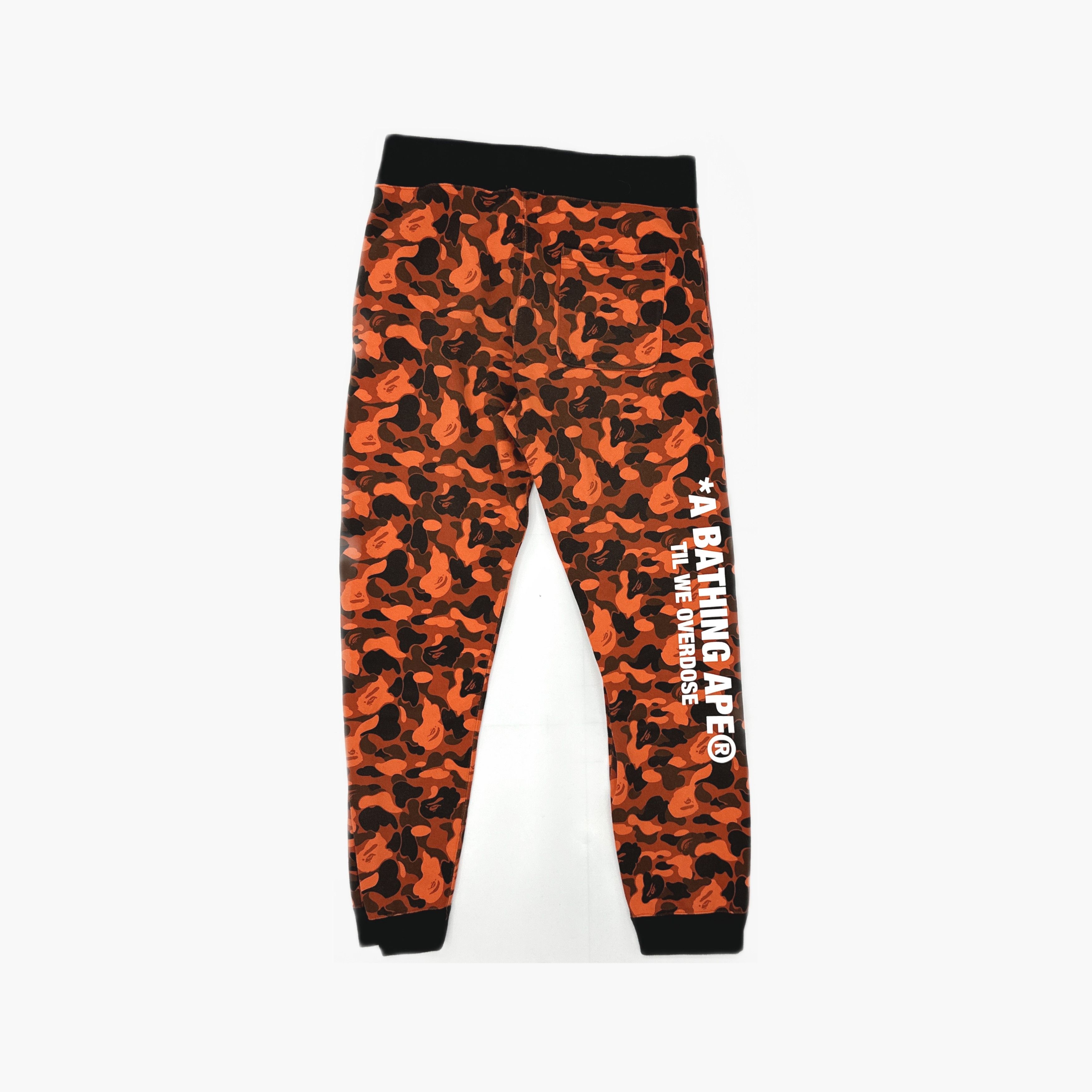 Bape A Bathing Ape x XO Camo Shark Sweatpants L Size US 34 / EU 50 - 2 Thumbnail