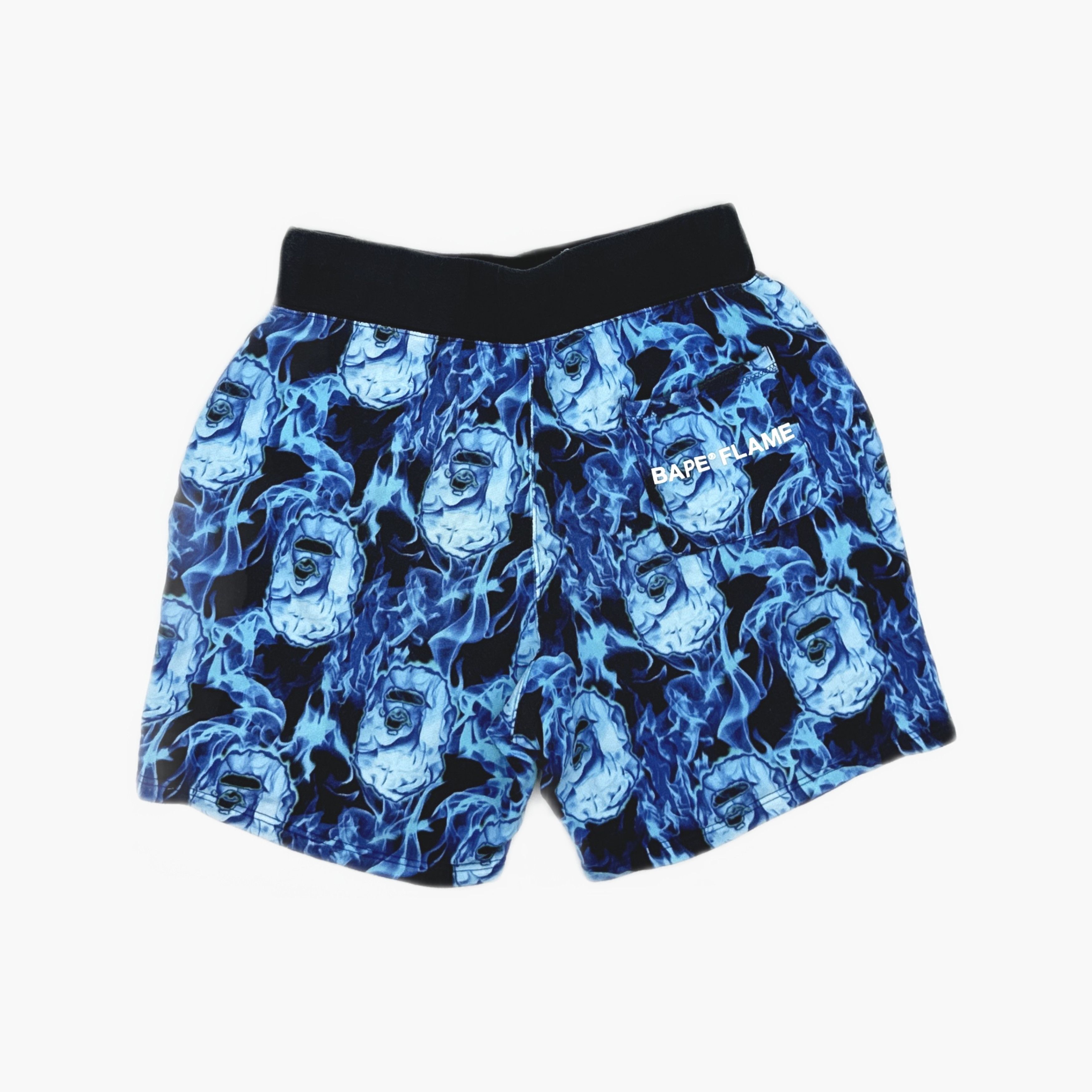 Bape A Bathing Ape Flame Ape Head Print Shorts Size M Size US 32 / EU 48 - 2 Thumbnail
