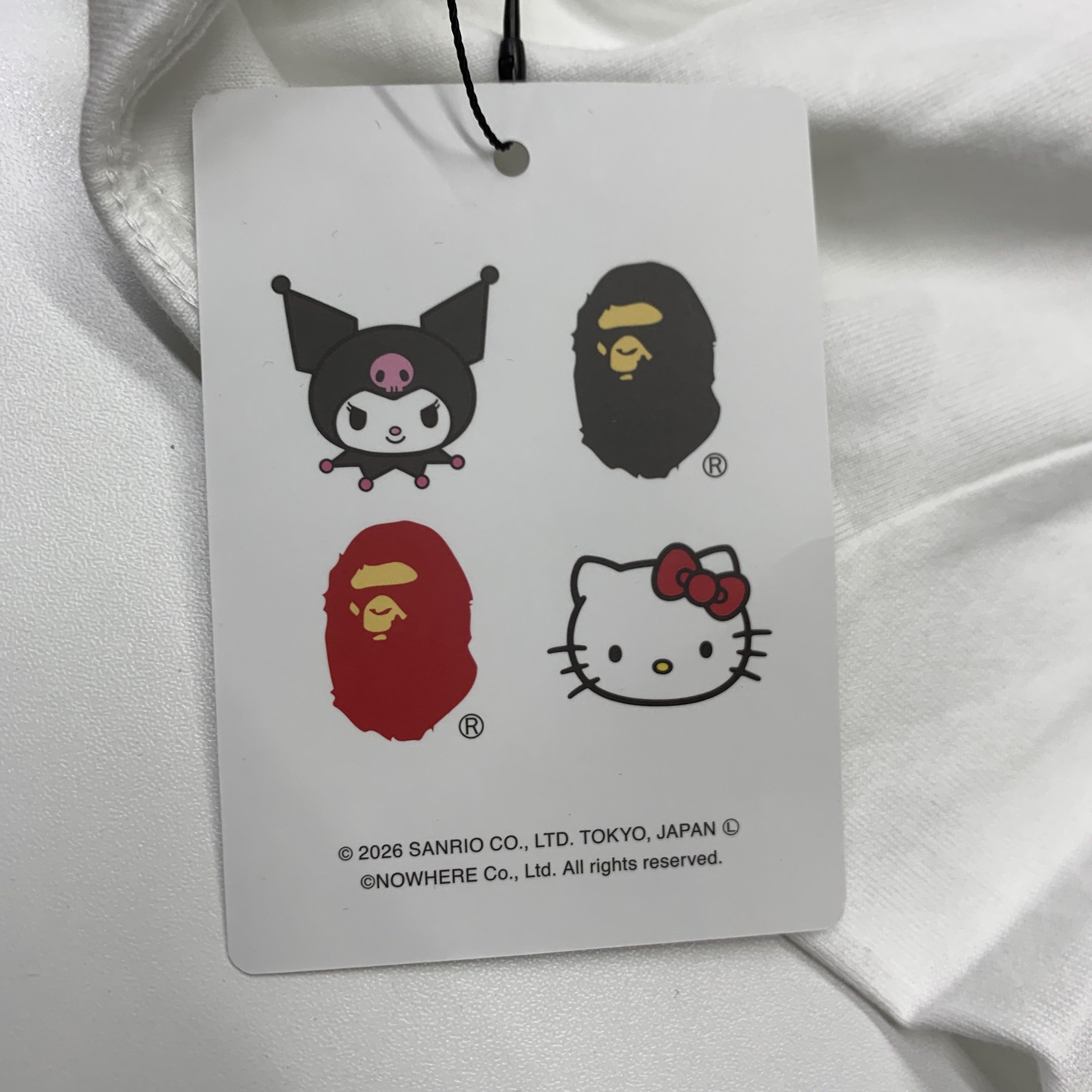 Bape A Bathing Ape x Sanrio Hello Kitty T-Shirt White Size M Size M / US 6-8 / IT 42-44 - 3 Thumbnail