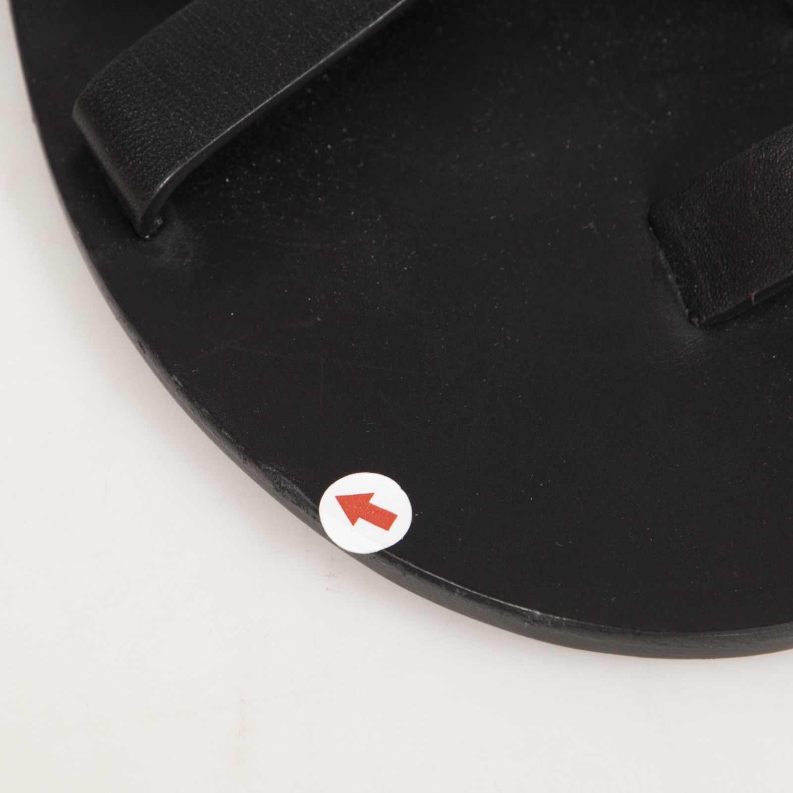 The Row Black Leather Cross Strap Kris Sandals Size US 8.5 / IT 38.5 - 7 Thumbnail