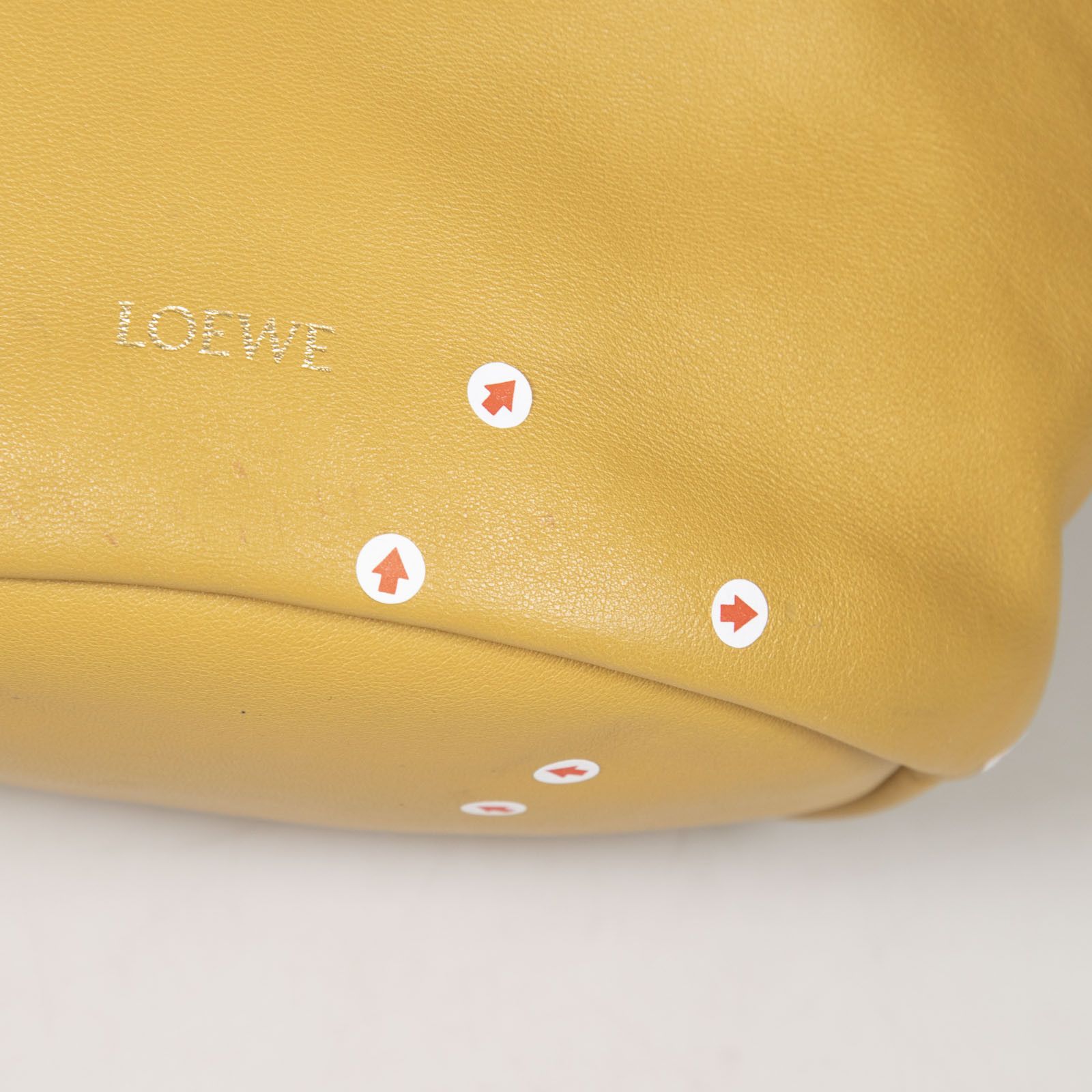 Loewe Mustard Yellow Leather Medium Flamenco Bag Size ONE SIZE - 12 Thumbnail