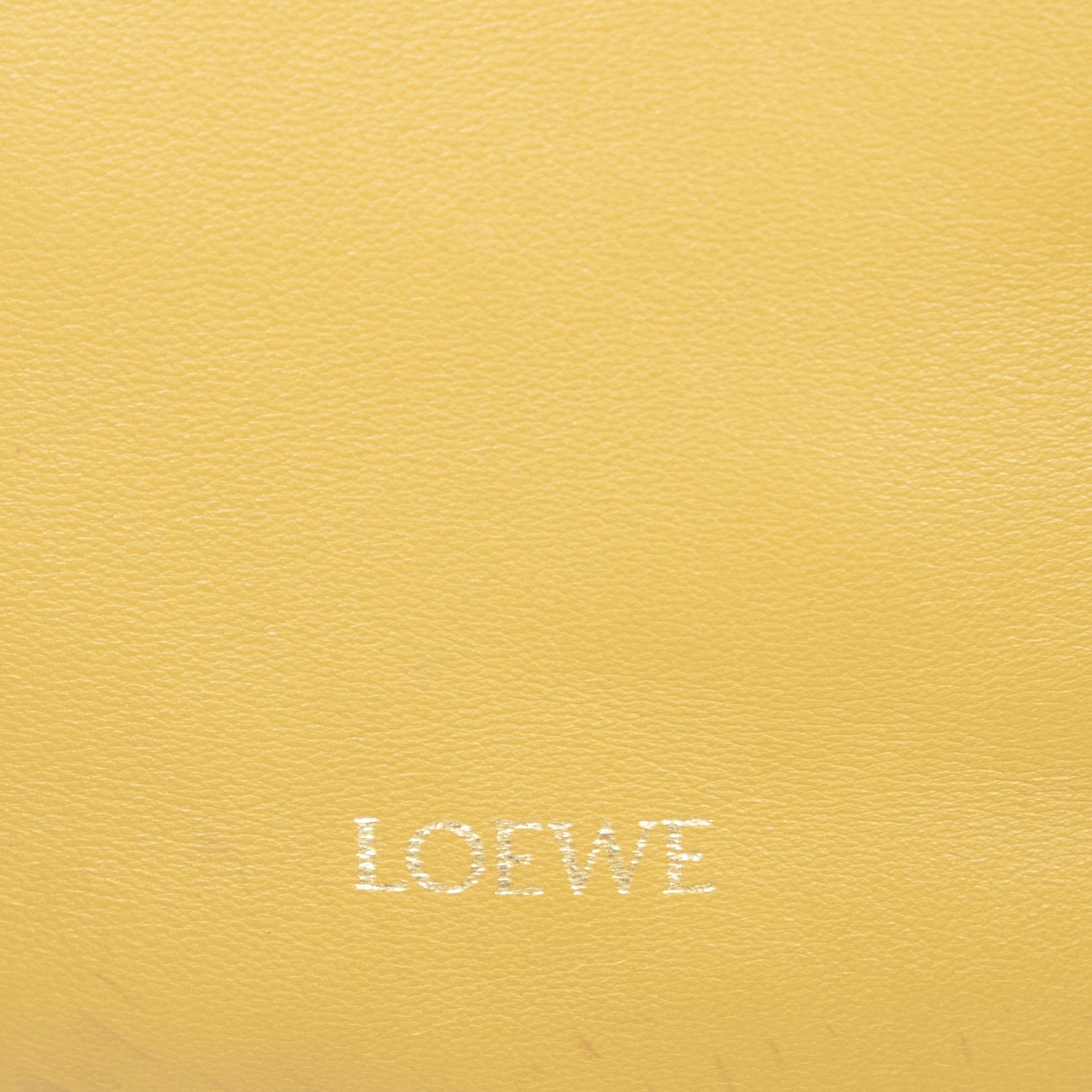 Loewe Mustard Yellow Leather Medium Flamenco Bag Size ONE SIZE - 6 Thumbnail