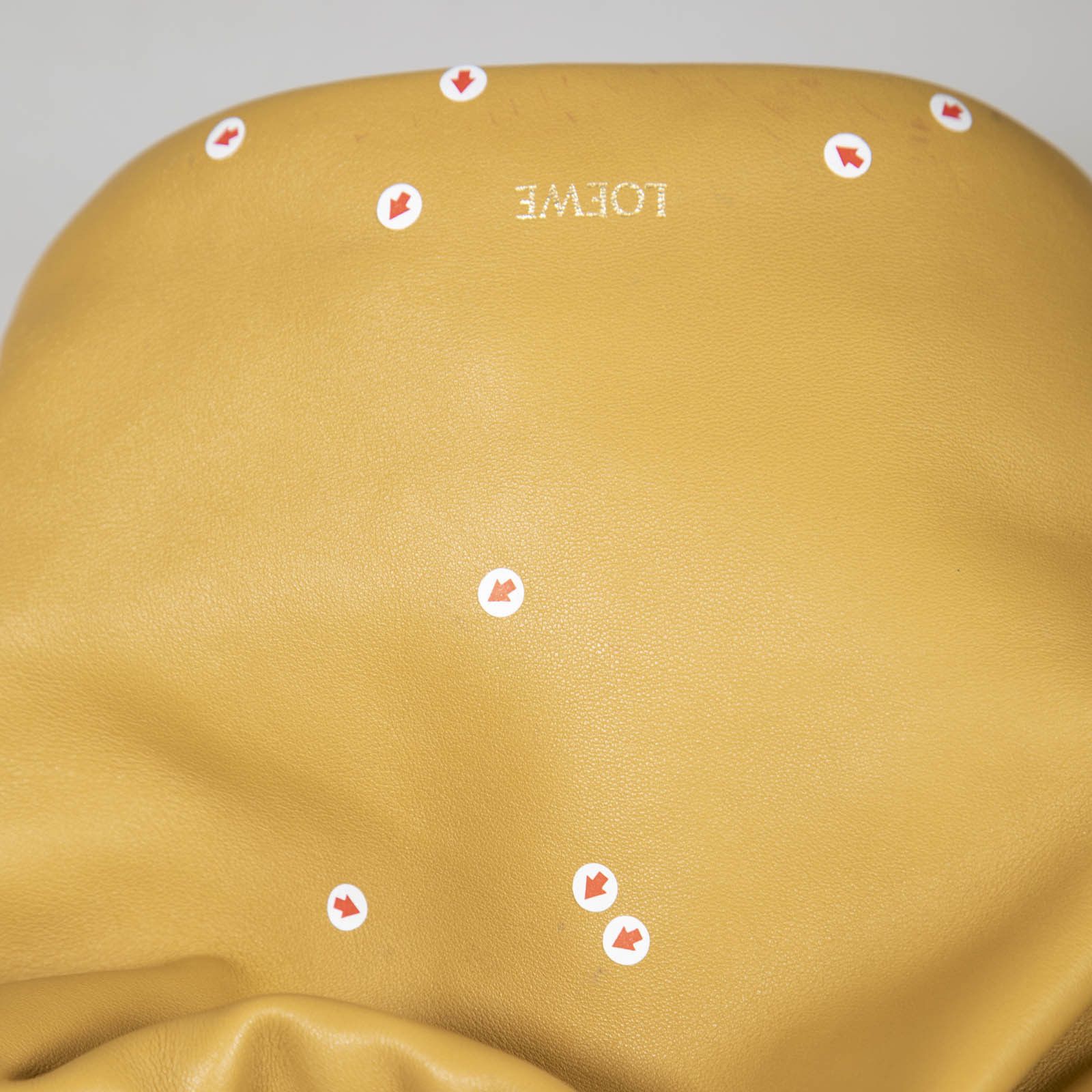 Loewe Mustard Yellow Leather Medium Flamenco Bag Size ONE SIZE - 8 Thumbnail
