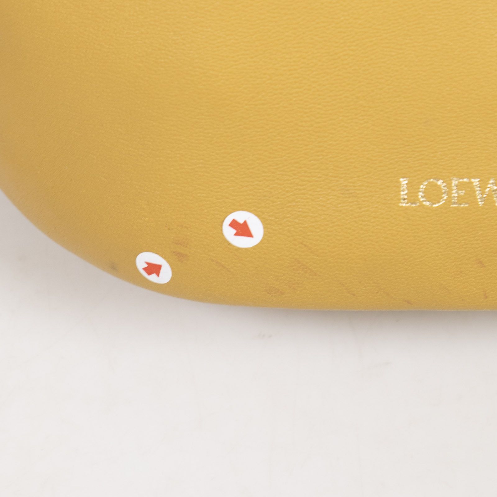 Loewe Mustard Yellow Leather Medium Flamenco Bag Size ONE SIZE - 11 Thumbnail