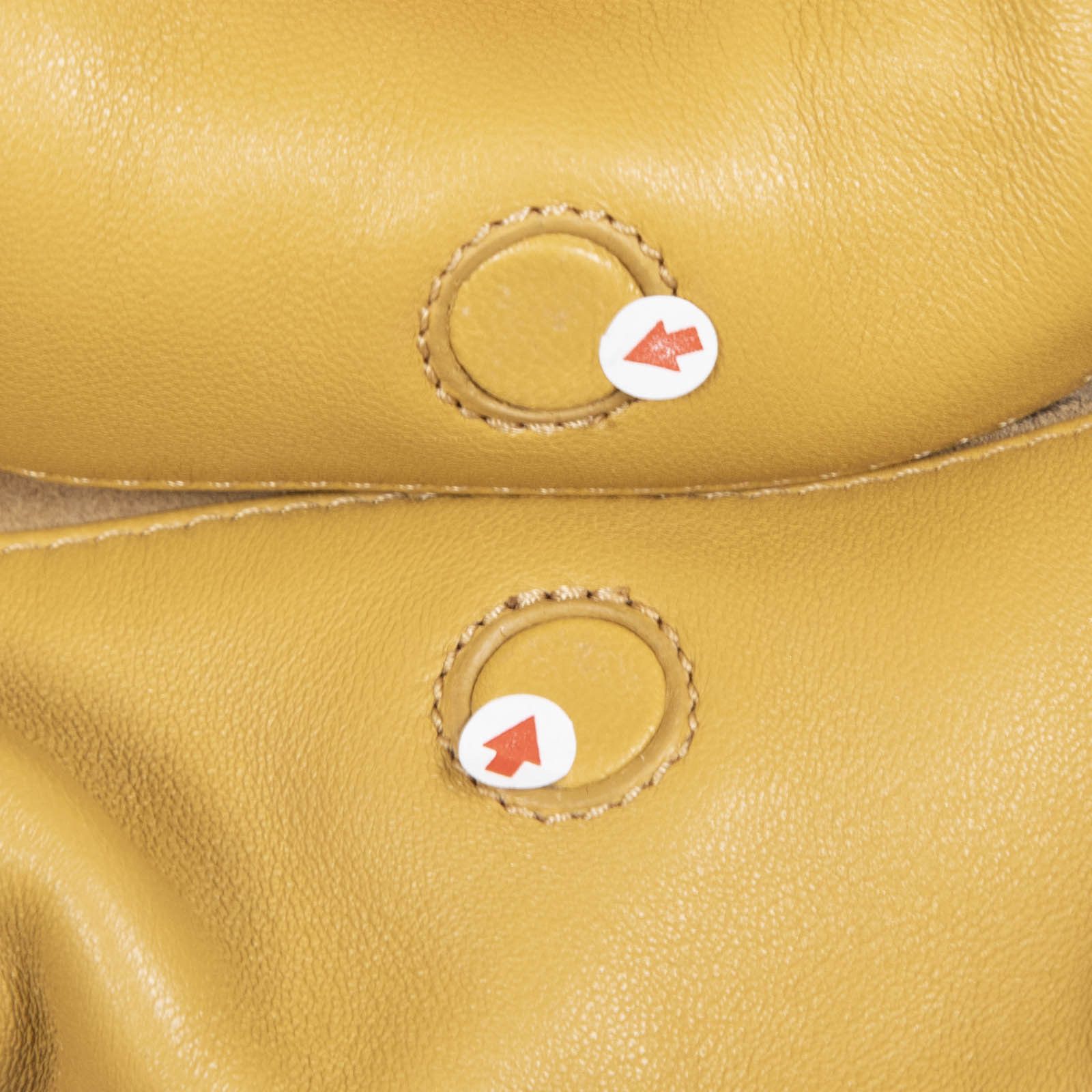Loewe Mustard Yellow Leather Medium Flamenco Bag Size ONE SIZE - 15 Thumbnail