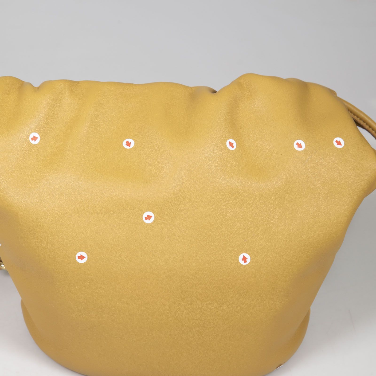 Loewe Mustard Yellow Leather Medium Flamenco Bag Size ONE SIZE - 14 Thumbnail