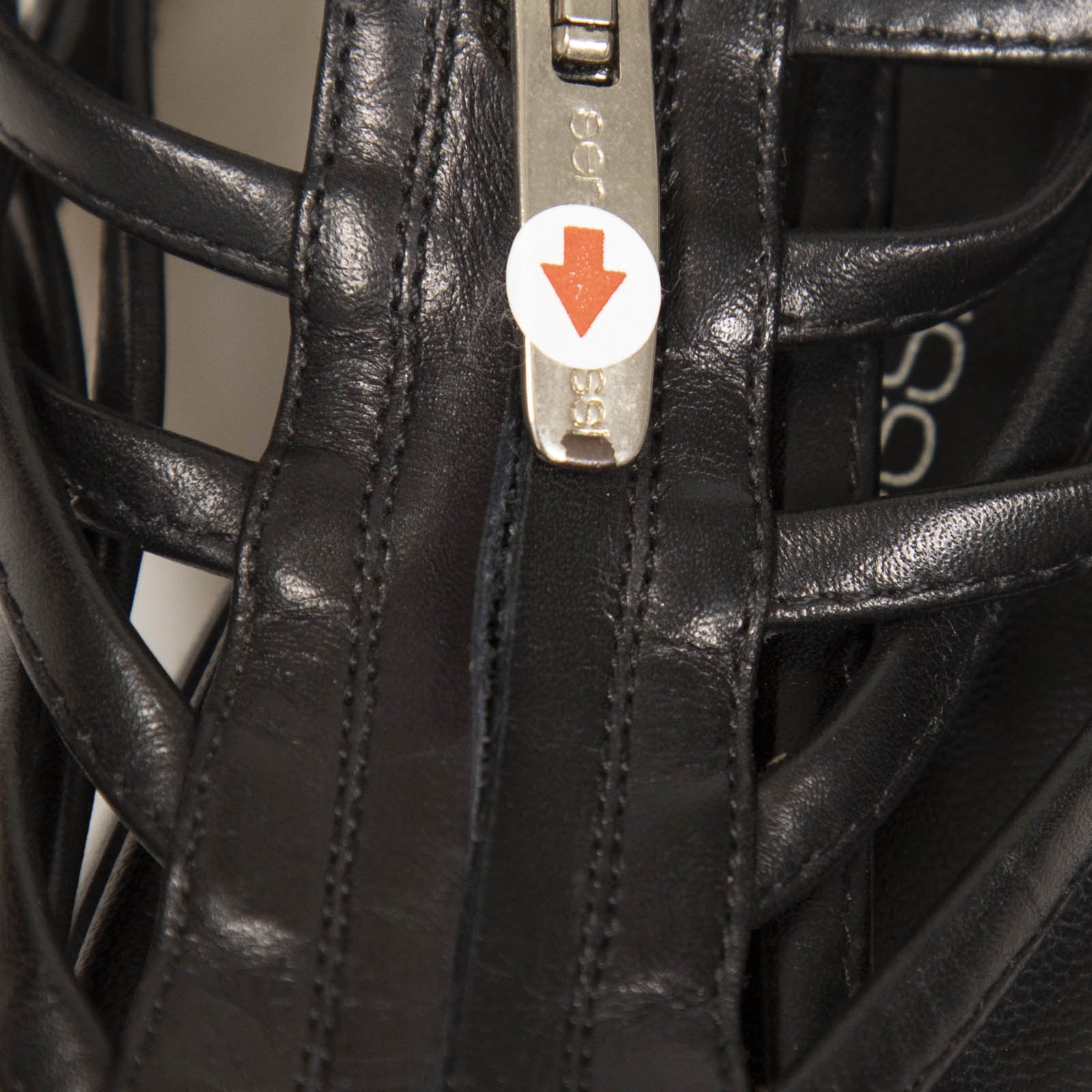 Sergio Rossi Black Leather Strappy Sandals Size US 6.5 / IT 36.5 - 12 Thumbnail