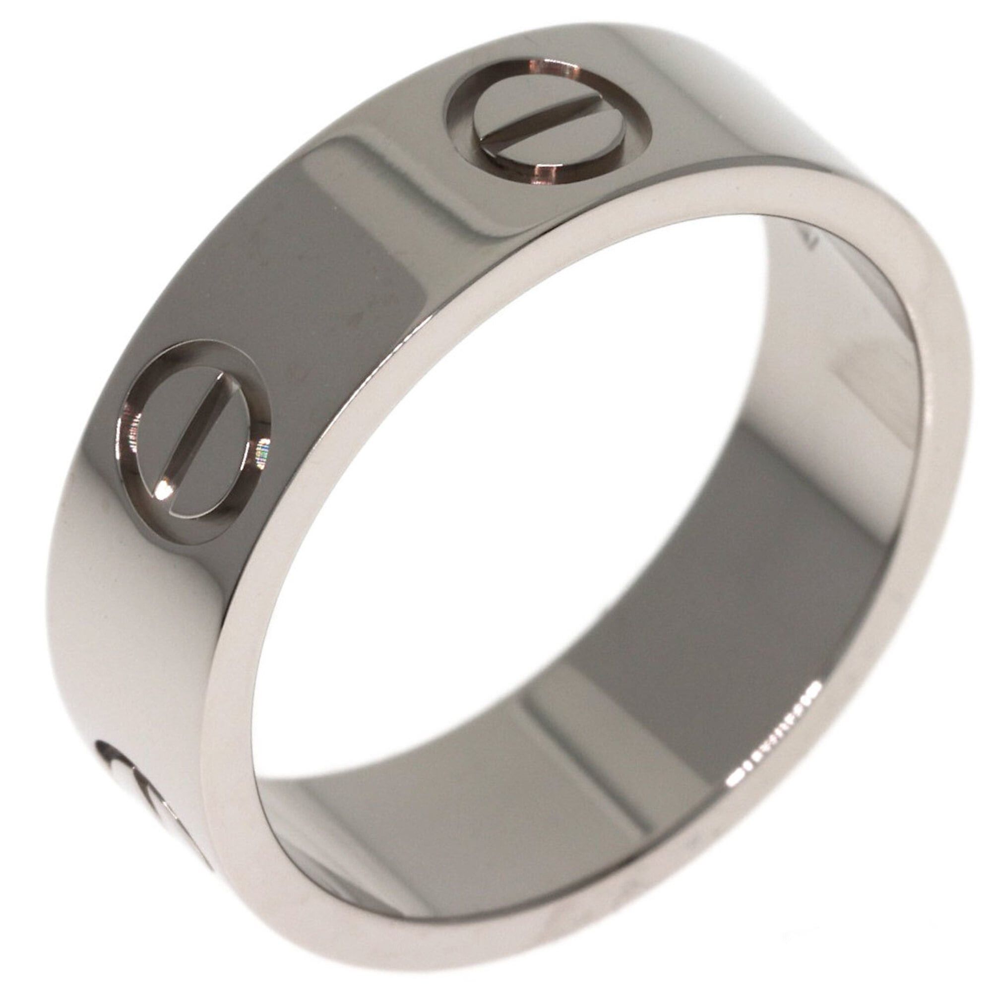 Cartier Cartier Love Ring #51, 18K White Gold, Women's Ring, CARTIER Size ONE SIZE - 2 Thumbnail
