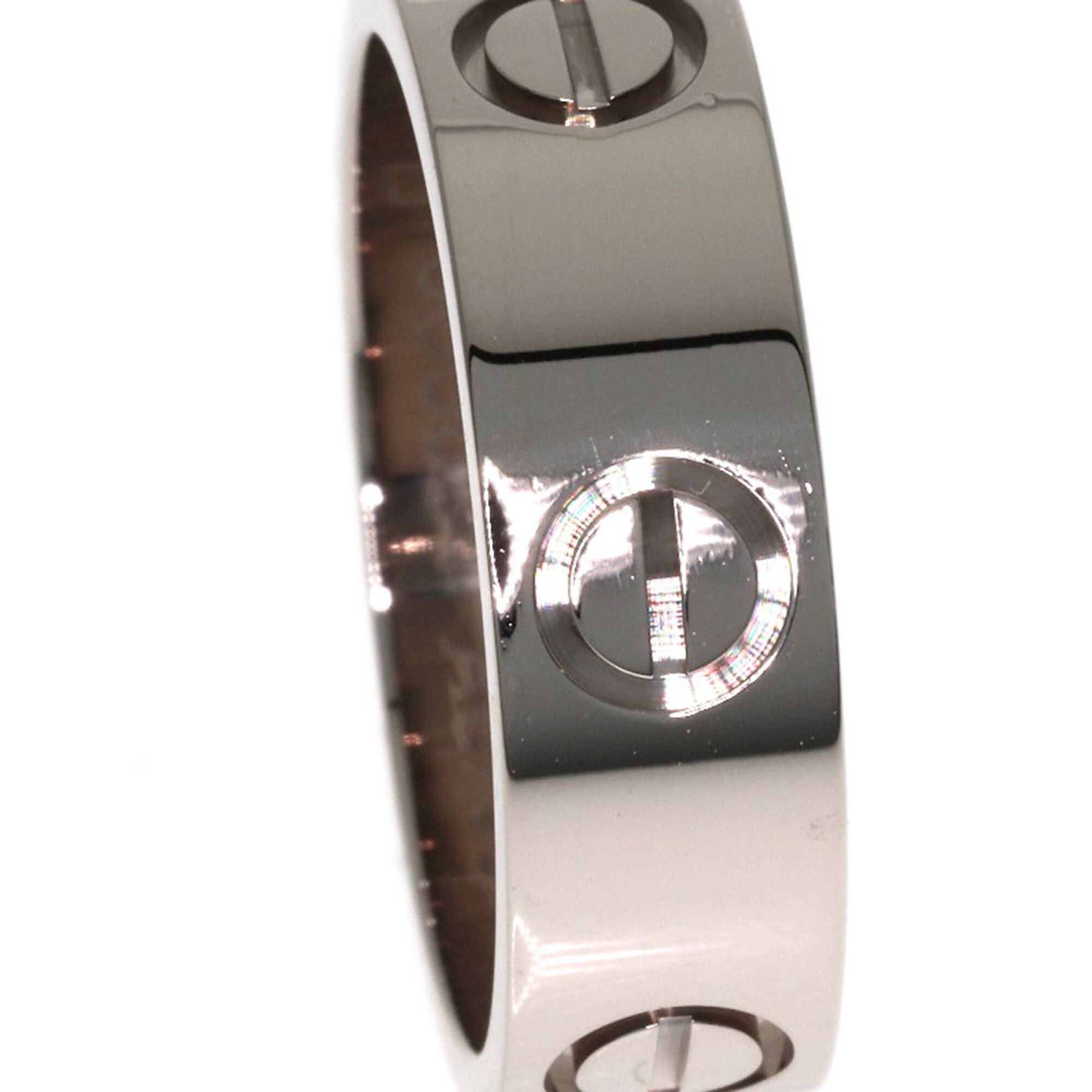 Cartier Cartier Love Ring #51, 18K White Gold, Women's Ring, CARTIER Size ONE SIZE - 6 Thumbnail