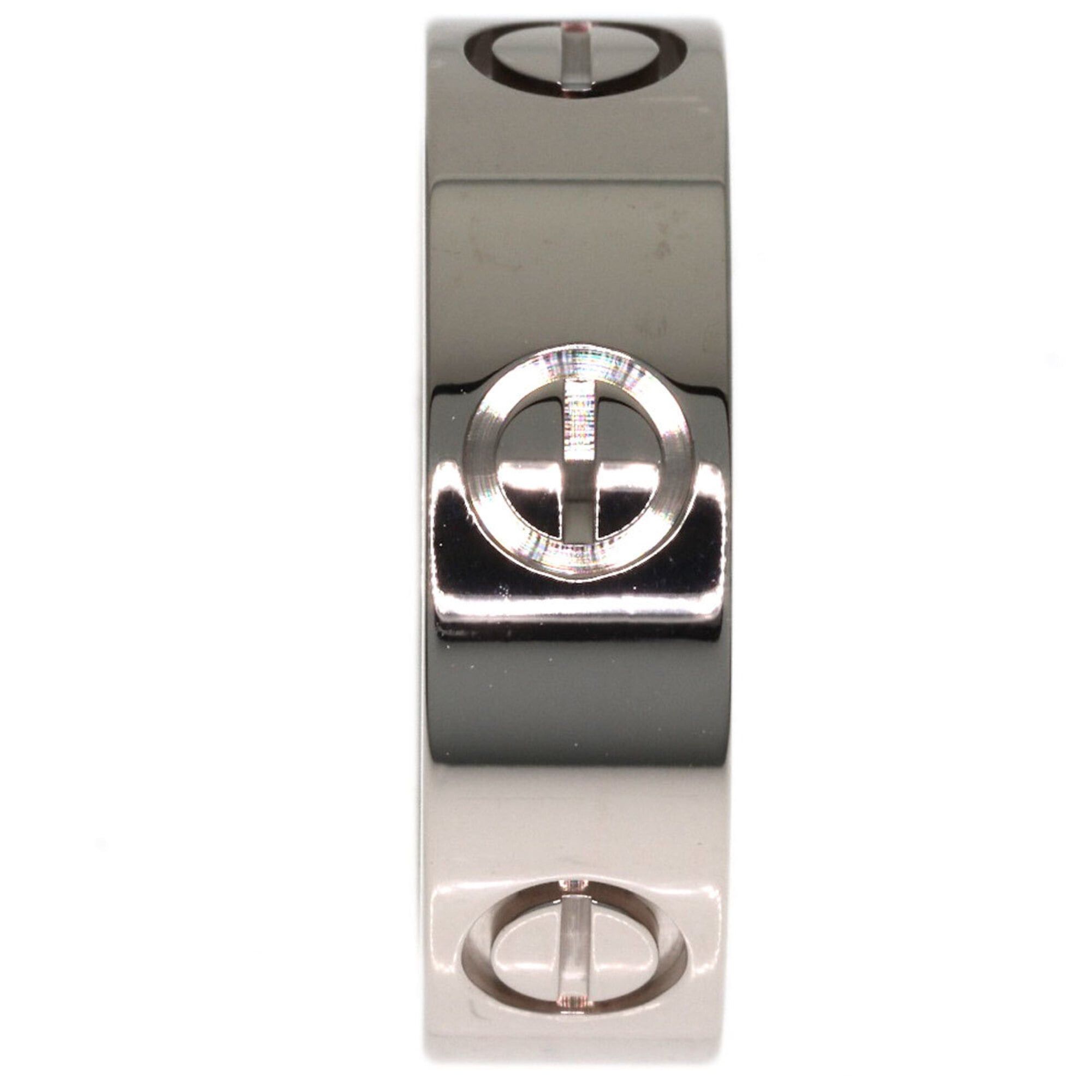 Cartier Cartier Love Ring #51, 18K White Gold, Women's Ring, CARTIER Size ONE SIZE - 3 Thumbnail