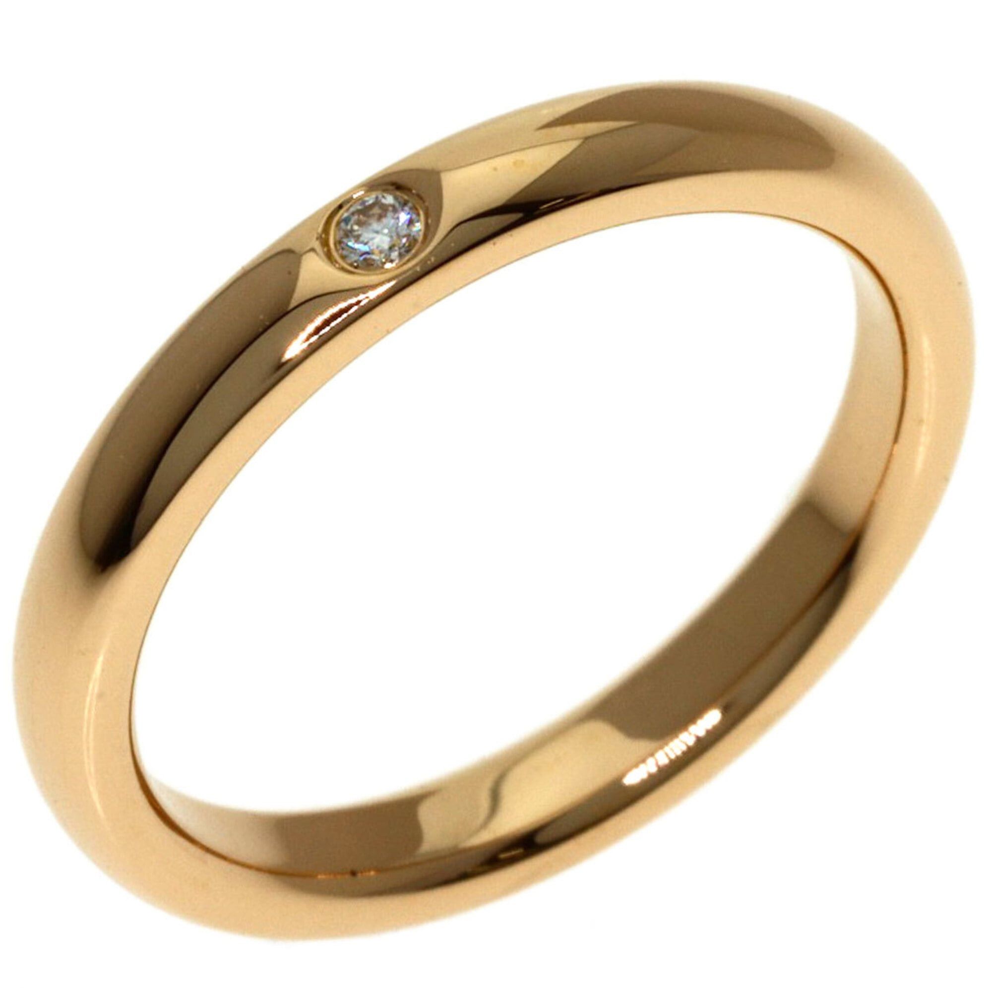 Tiffany & Co. Tiffany & Co. Stacking Band 1P Diamond Ring, 18K Pink Gold, Women's. Size ONE SIZE - 2 Thumbnail