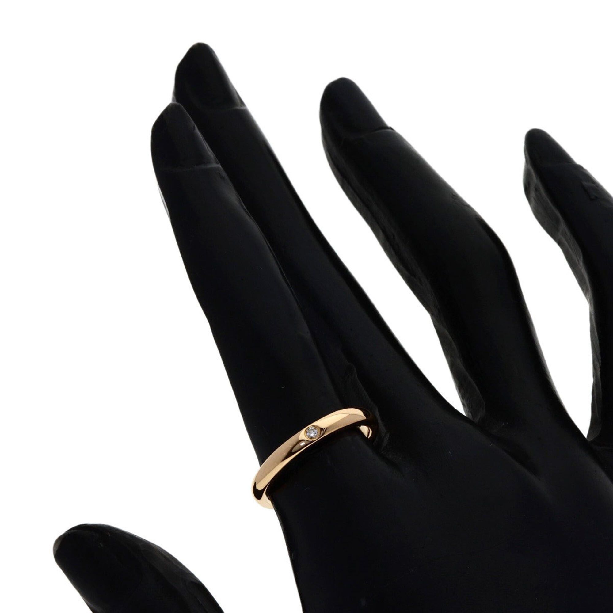 Tiffany & Co. Tiffany & Co. Stacking Band 1P Diamond Ring, 18K Pink Gold, Women's. Size ONE SIZE - 7 Thumbnail