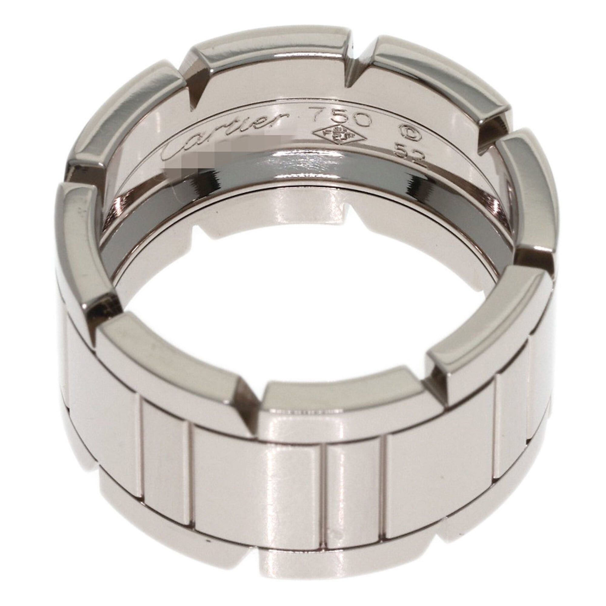Cartier Cartier Tank Française LM #52 Ring, 18K White Gold, Women's, CARTIER Size ONE SIZE - 4 Thumbnail