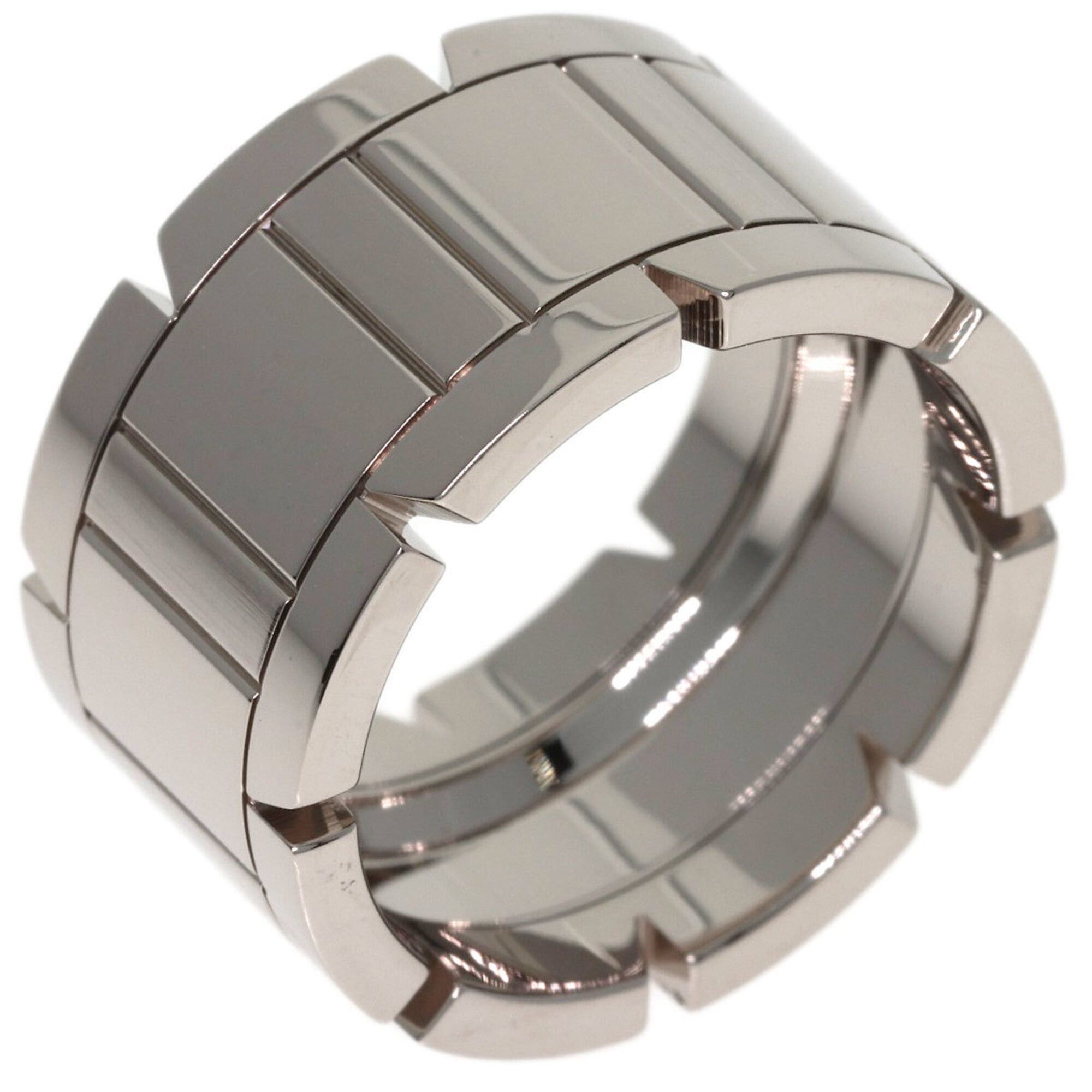 Cartier Cartier Tank Française LM #52 Ring, 18K White Gold, Women's, CARTIER Size ONE SIZE - 2 Thumbnail