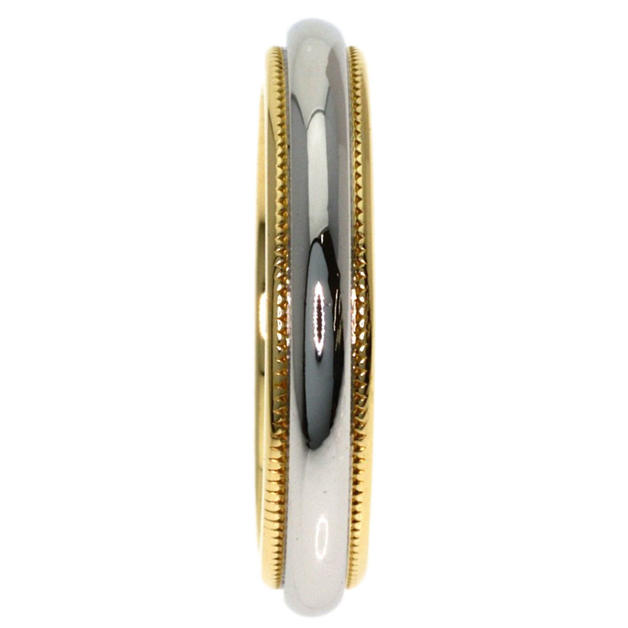 Tiffany & Co. Tiffany & Co. Milgrain Ring, 18K Yellow Gold/PT950, Women's. Size ONE SIZE - 3 Thumbnail