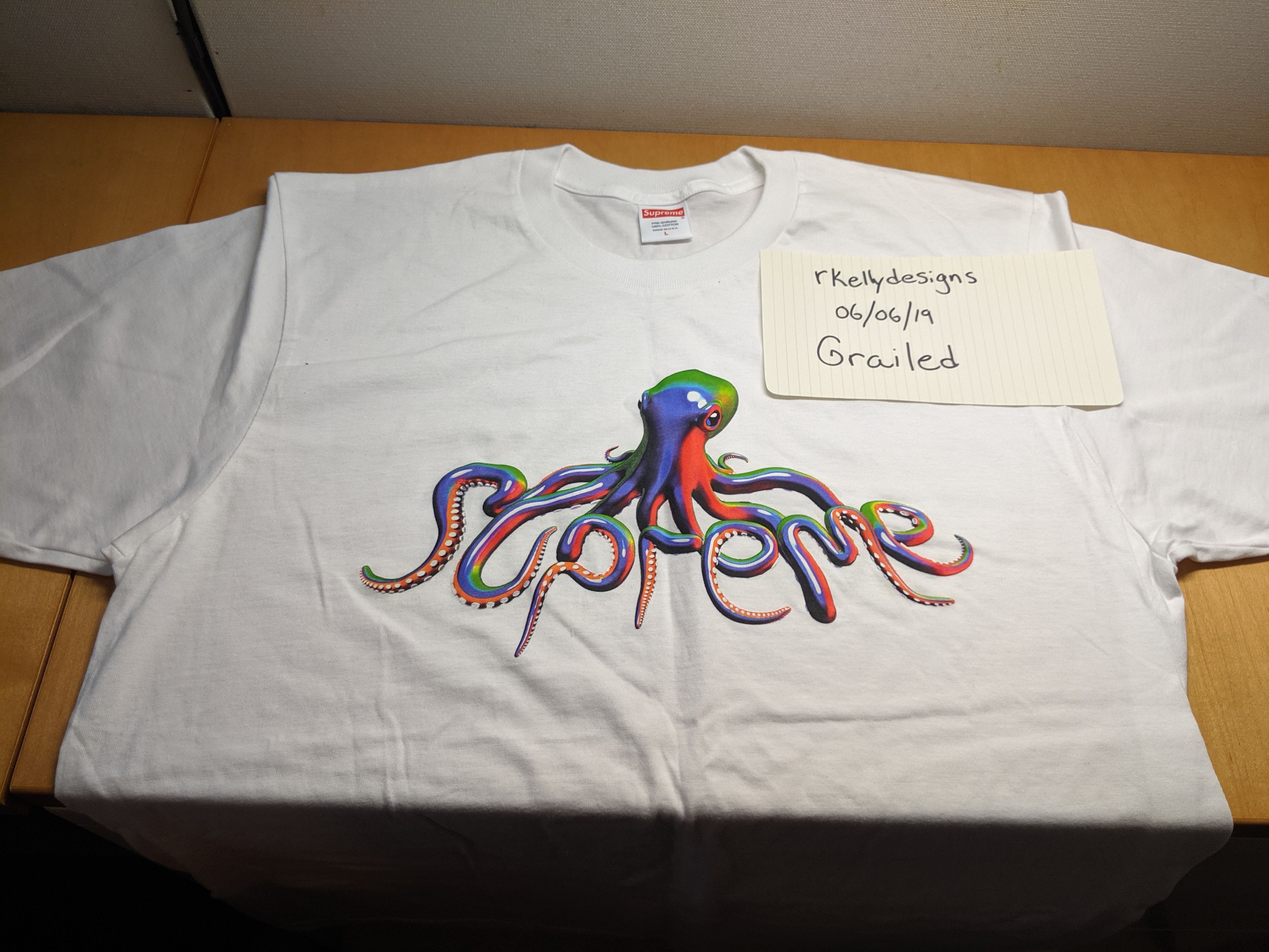 Supreme t shirt store octopus