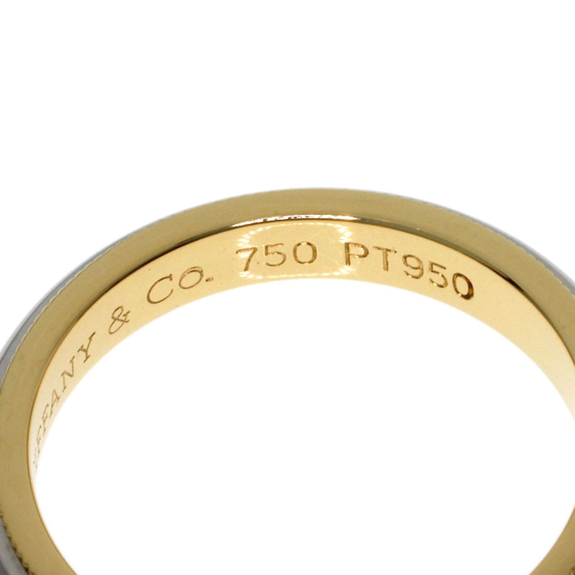 Tiffany & Co. Tiffany & Co. Milgrain Ring, 18K Yellow Gold/PT950, Women's. Size ONE SIZE - 5 Thumbnail