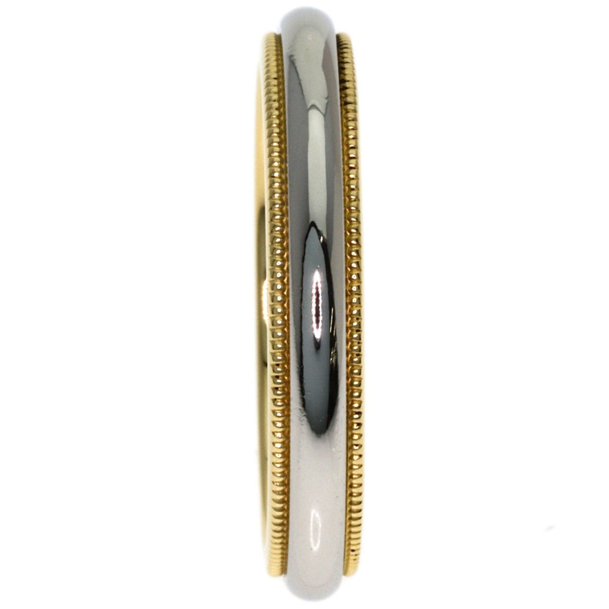 Tiffany & Co. Tiffany & Co. Milgrain Ring, 18K Yellow Gold/PT950, Women's. Size ONE SIZE - 3 Thumbnail