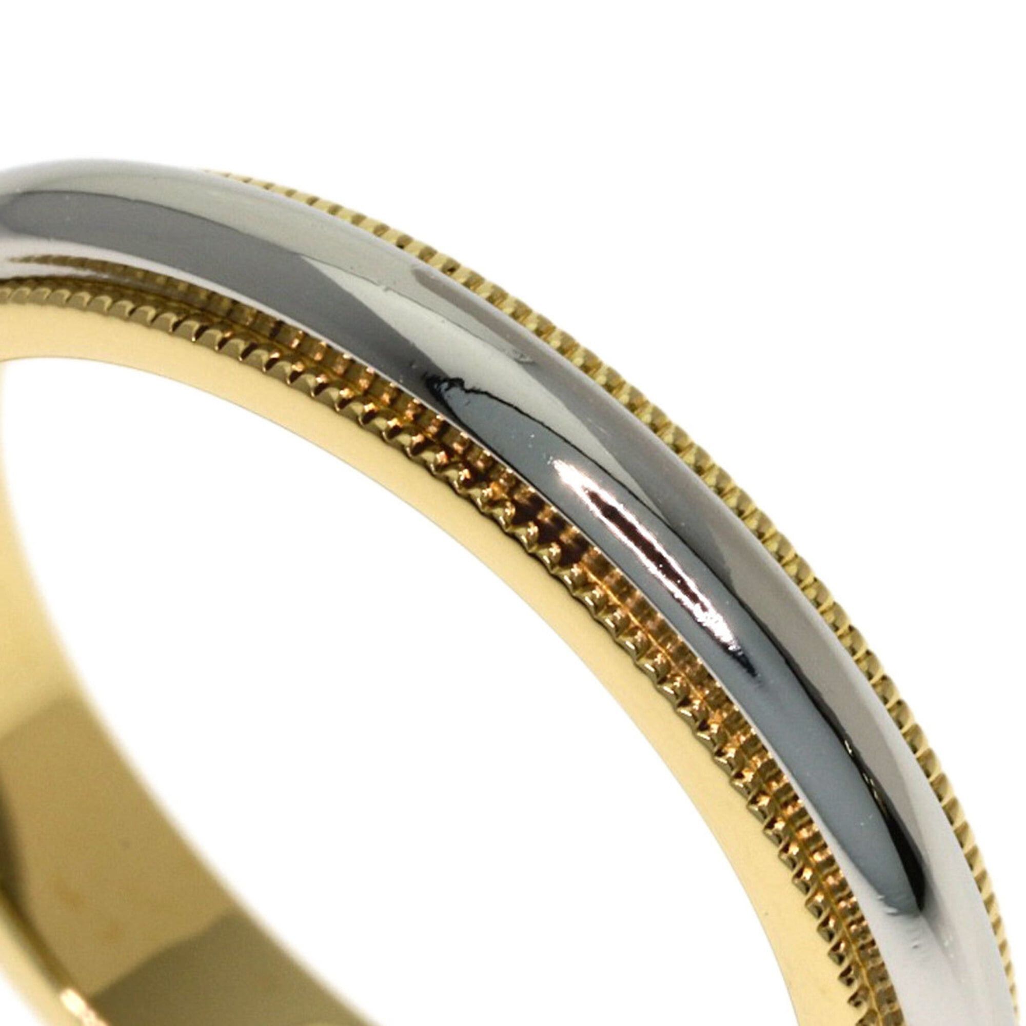Tiffany & Co. Tiffany & Co. Milgrain Ring, 18K Yellow Gold/PT950, Women's. Size ONE SIZE - 7 Thumbnail