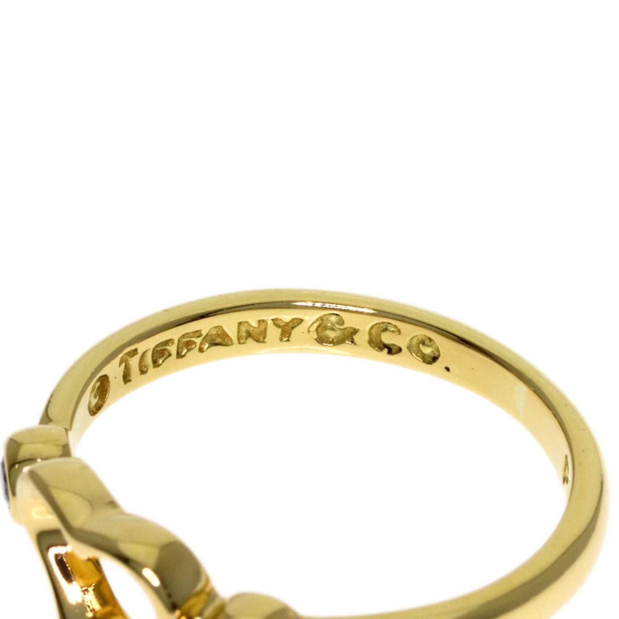 Tiffany & Co. Tiffany & Co. Open Heart 2-Diamond Ring, 18K Yellow Gold, Women's. Size ONE SIZE - 6 Thumbnail