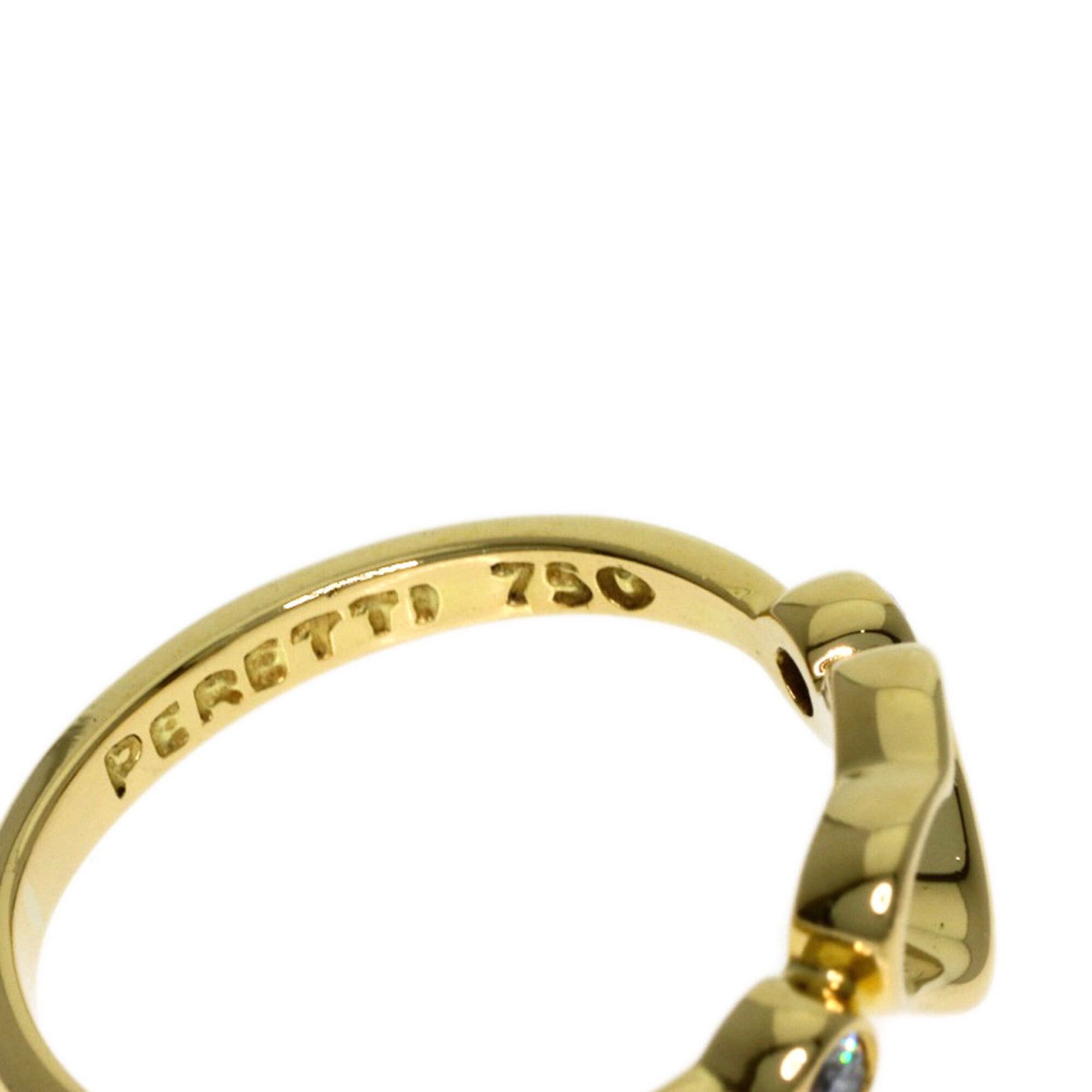 Tiffany & Co. Tiffany & Co. Open Heart 2-Diamond Ring, 18K Yellow Gold, Women's. Size ONE SIZE - 5 Thumbnail