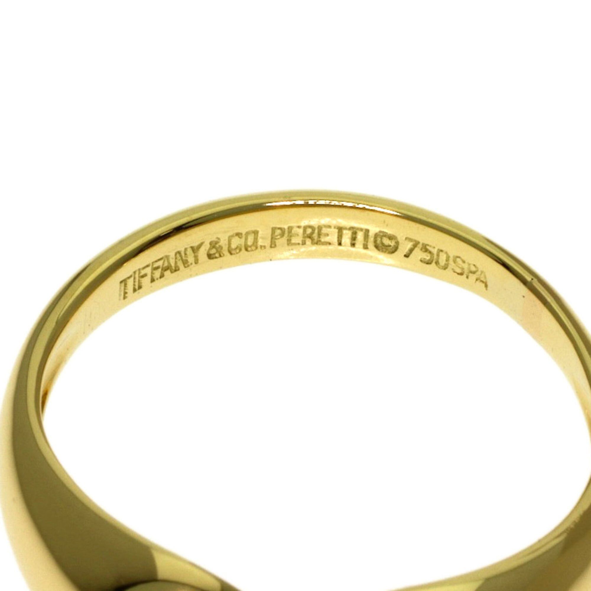 Tiffany & Co. Tiffany & Co. Double Teardrop 1P Diamond Ring, 18K Yellow Gold, Women's. Size ONE SIZE - 5 Thumbnail