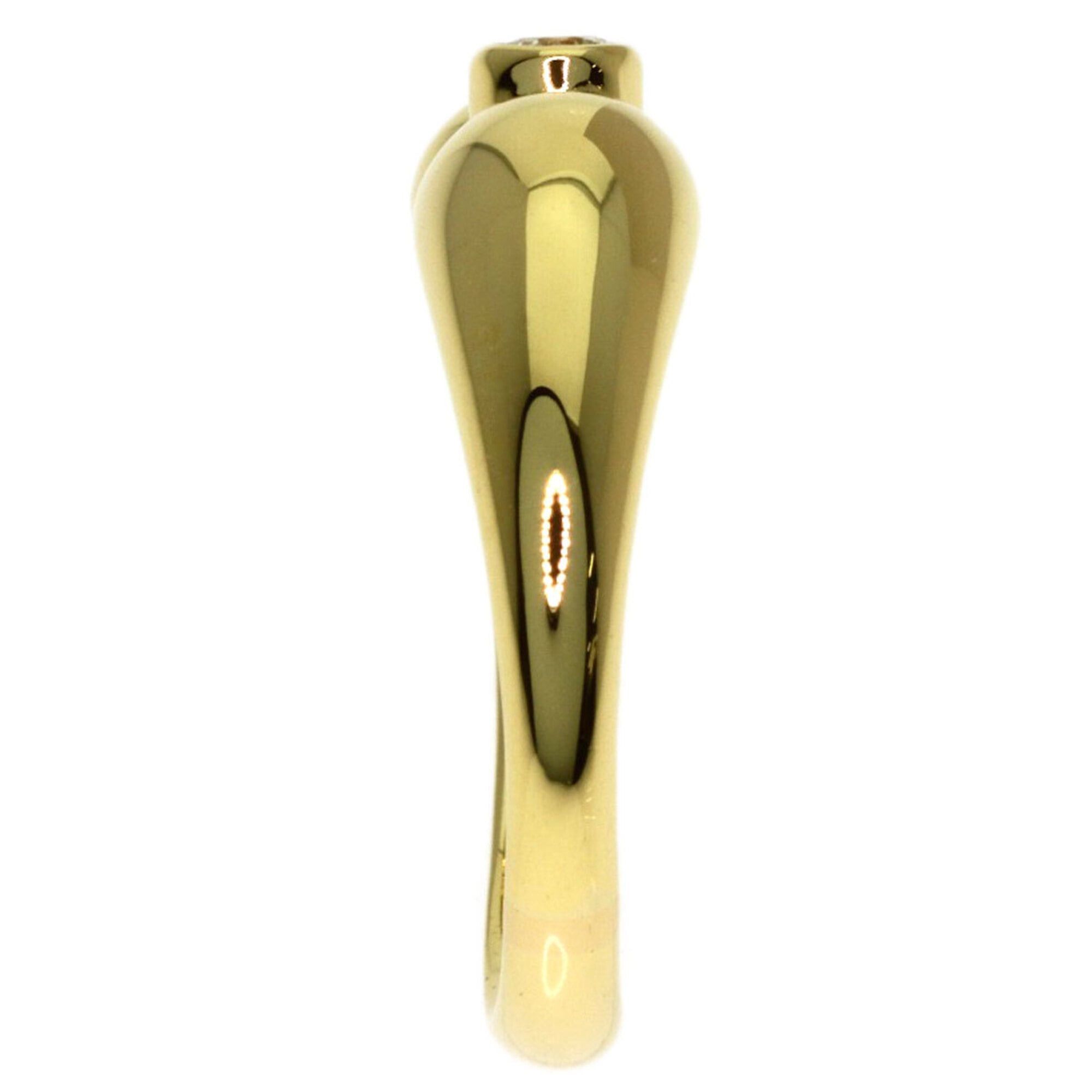 Tiffany & Co. Tiffany & Co. Double Teardrop 1P Diamond Ring, 18K Yellow Gold, Women's. Size ONE SIZE - 3 Thumbnail
