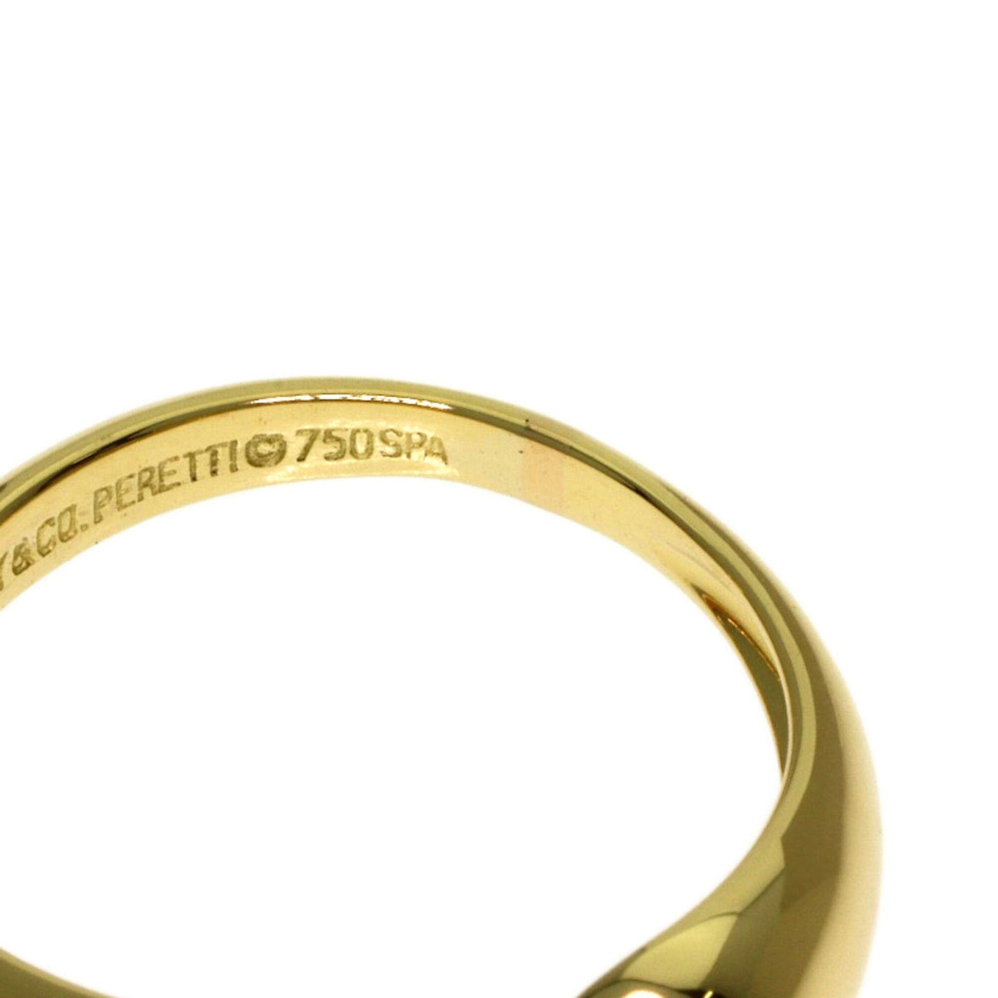 Tiffany & Co. Tiffany & Co. Double Teardrop 1P Diamond Ring, 18K Yellow Gold, Women's. Size ONE SIZE - 7 Thumbnail